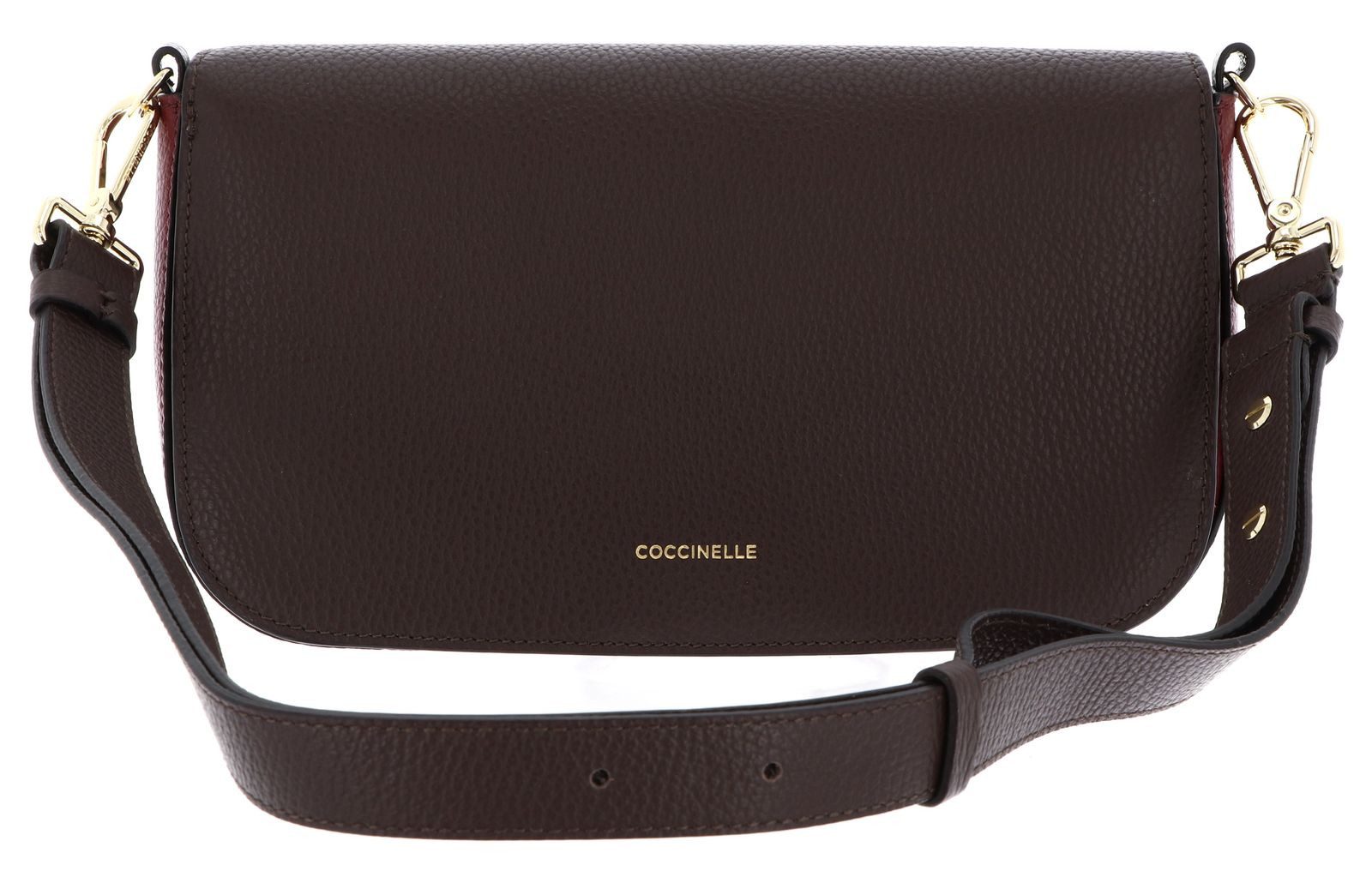 COCCINELLE Schultertasche Tricolor Handbag Grainy Leather, aus echtem Rindsleder