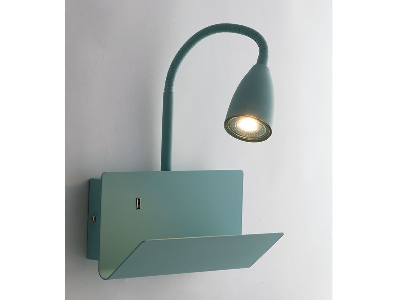 ECO-LIGHT LED Wandleuchte, USB-Ladefunktion, LED wechselbar, günstig online kaufen