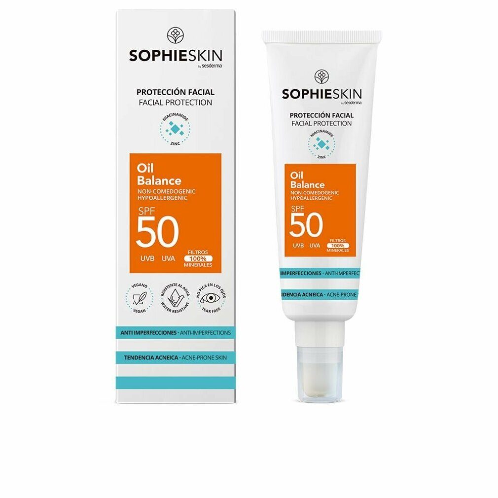 Sophieskin Sonnenschutzpflege 50 solar ml SOPHIESKIN acné SPF50 fluido protector
