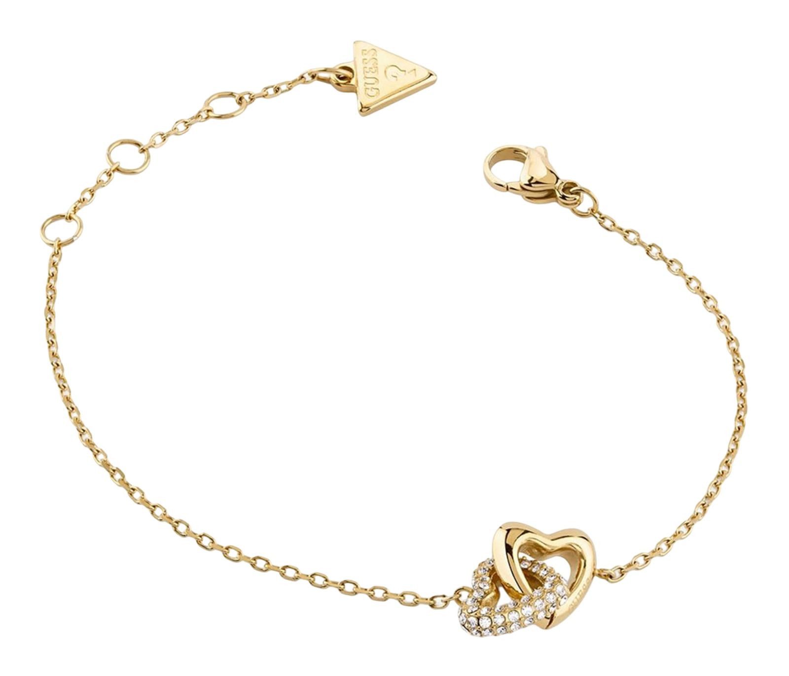 Guess Gliederarmband 15mm Heart Links Bracelet