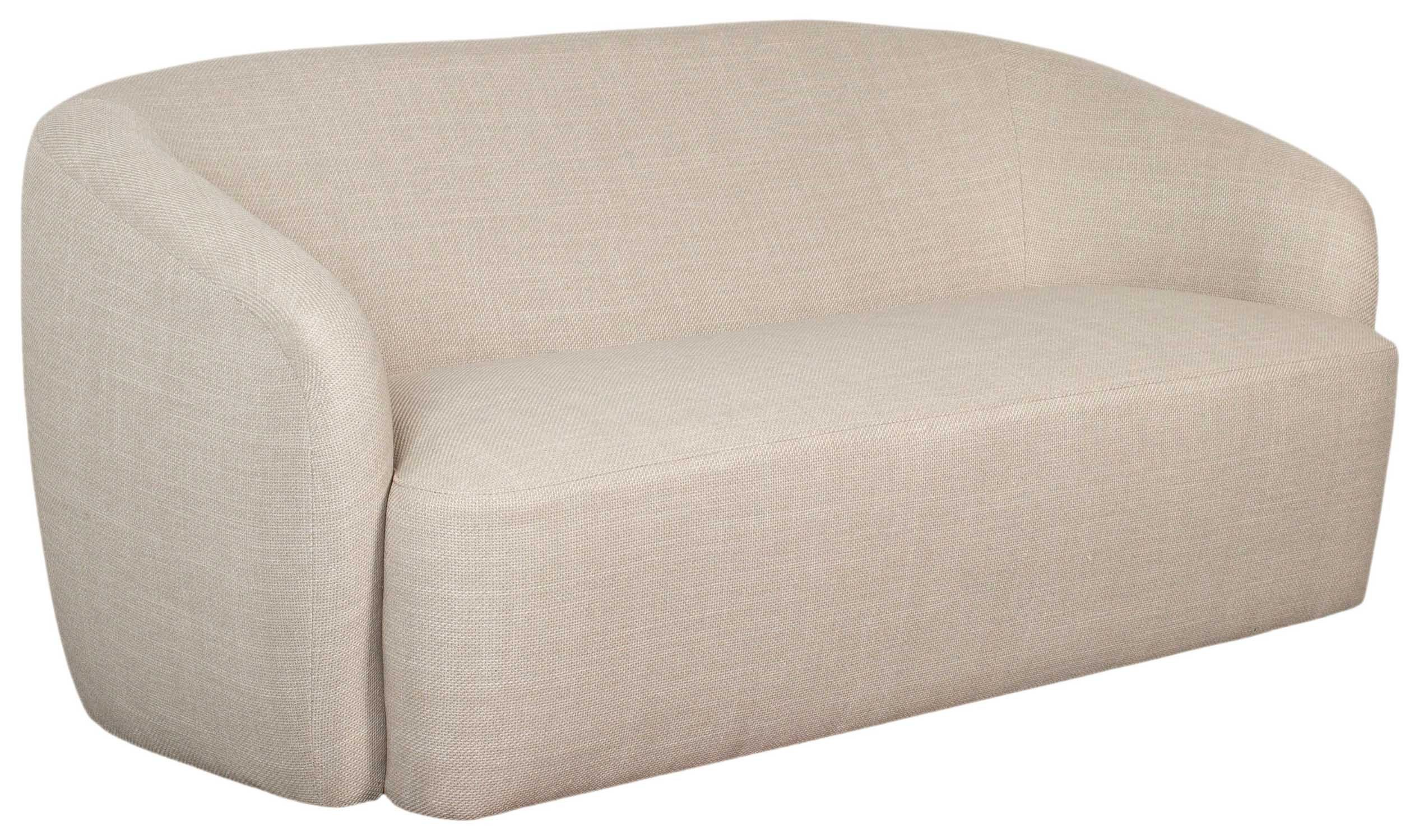 MR.DEKO Loungesofa 2,5er Loconia beige 170 cm