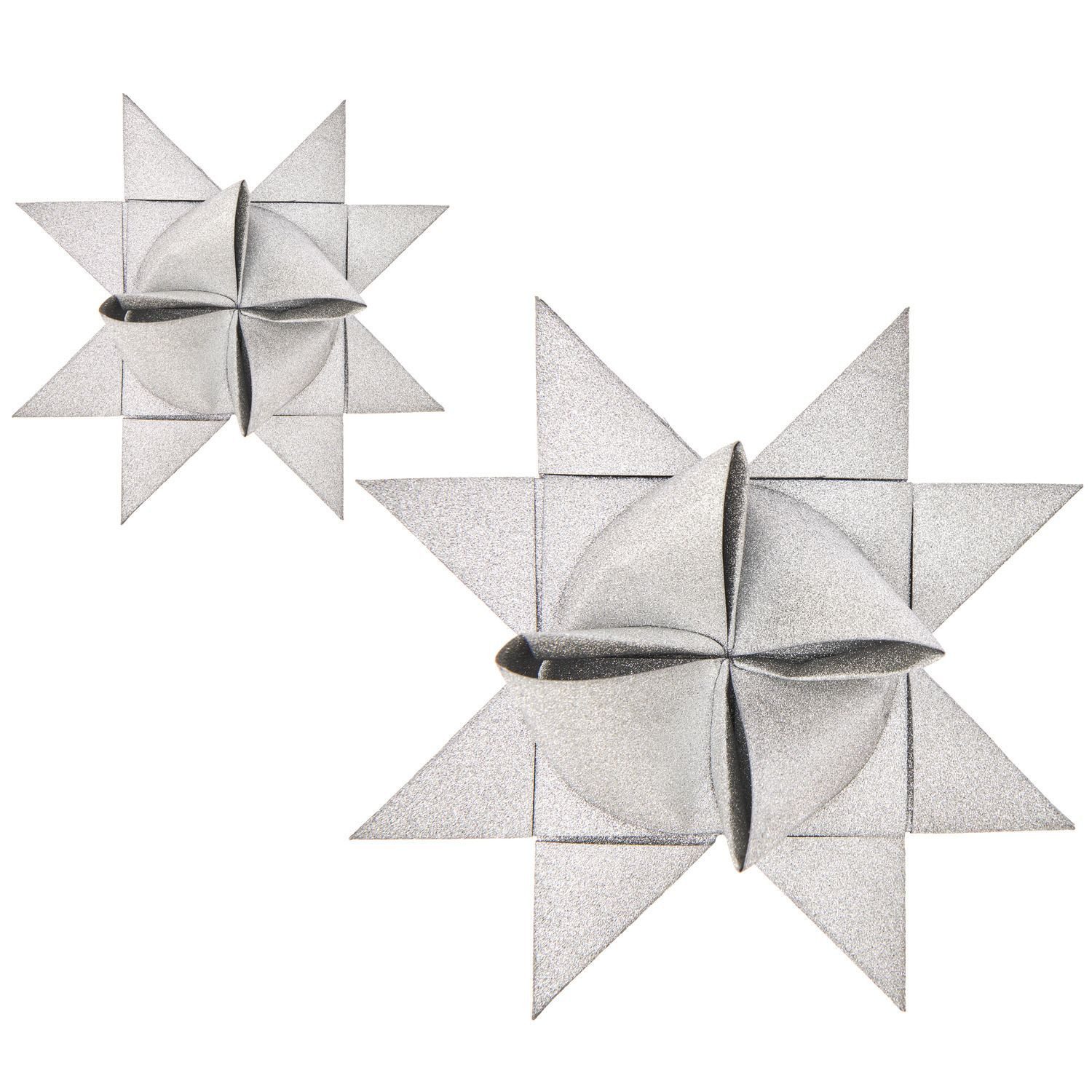 Rico Design Papierdekoration Fröbelstreifen Glitter, 60 Stück