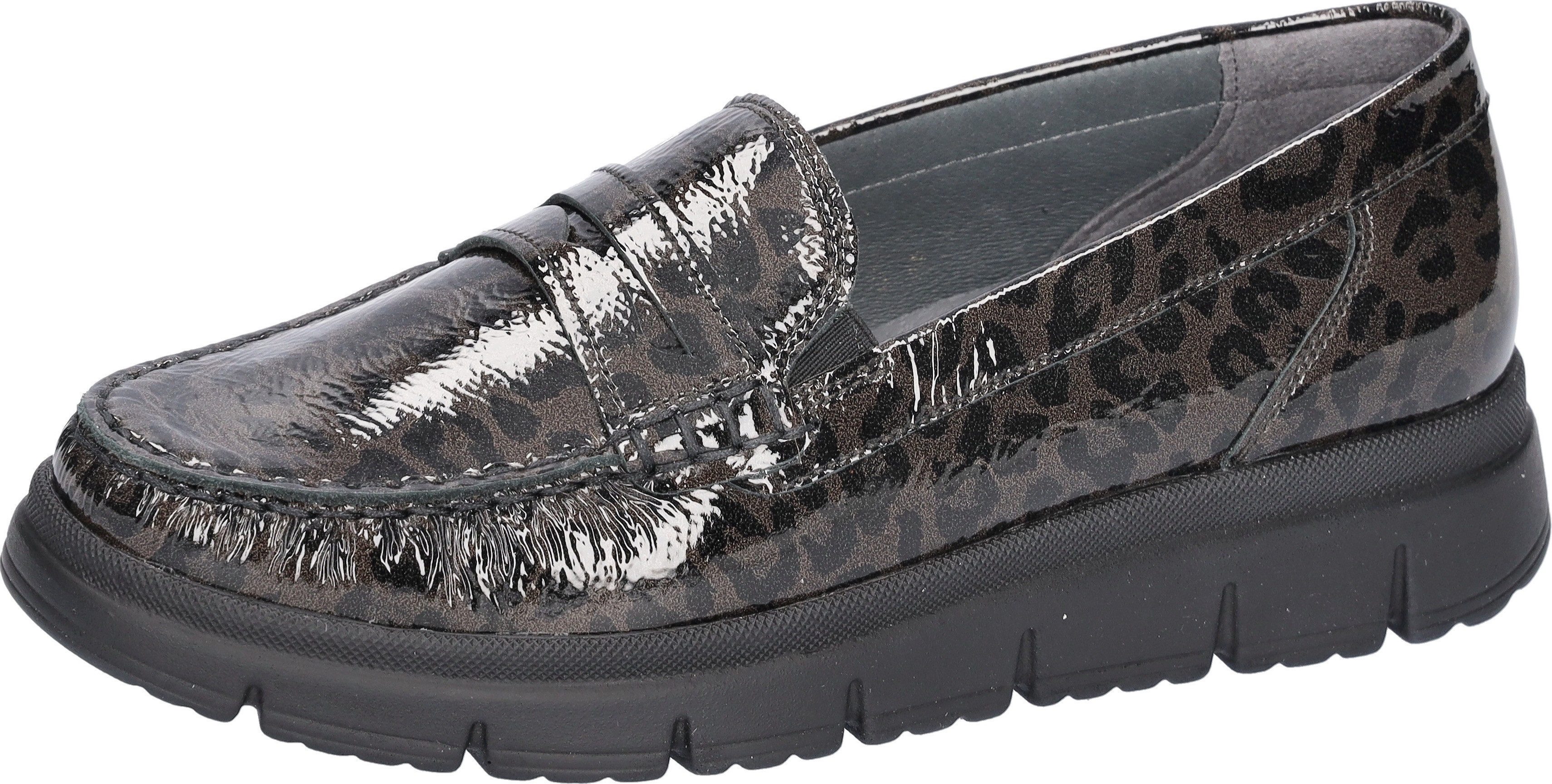 Waldläufer H-Pina Slipper Loafer, Schlupfschuh, Bequemschuh in H-Weite