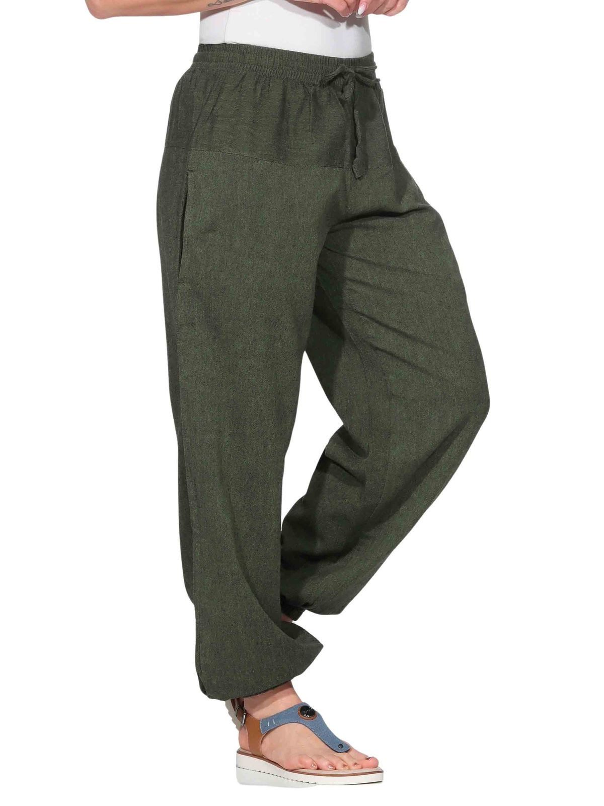 KUNST UND MAGIE Haremshose KUNST&MAGIE Damen Yoga/Pumphose Pluderhose unifa günstig online kaufen