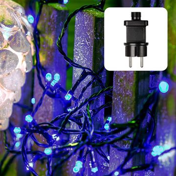 Hellum LED-Lichterkette LED-Lichterkette 120 BS blau/grün außen