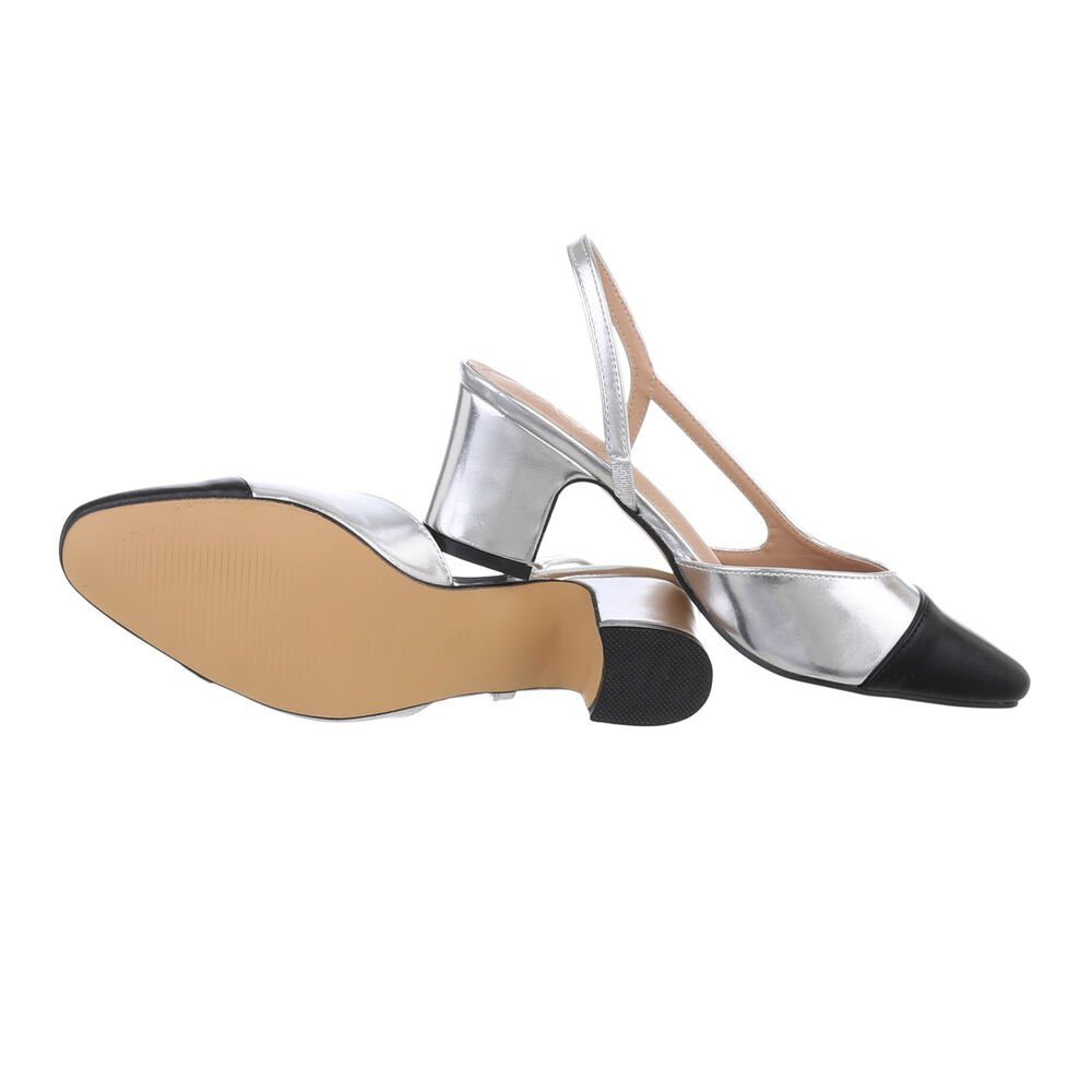 Ital-Design Damen Abendschuhe Elegant Schnürpumps (85878345) Blockabsatz Sc günstig online kaufen