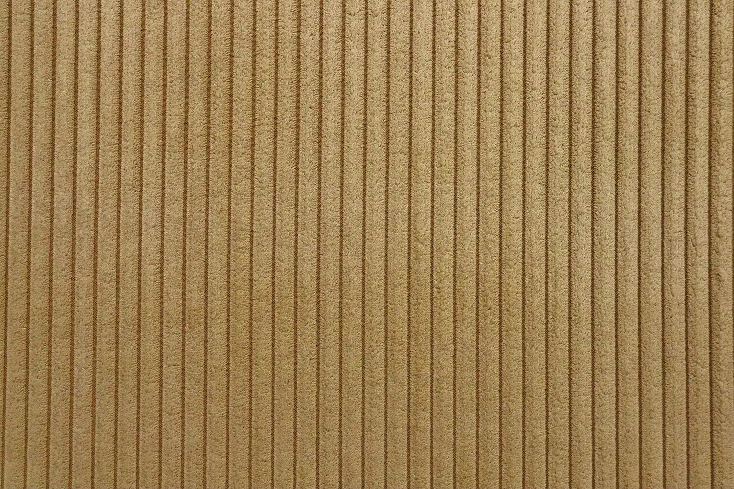 Stofferia Stoff Polsterstoff Teflon Breitcord Azores Gold, Meterware