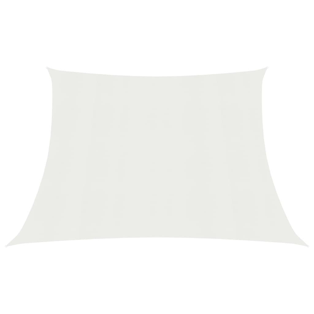 vidaXL Sonnensegel 45 x 3 m Sonnensegel 160 g m² Weiß 4 5x3 m HDPE Beschattung