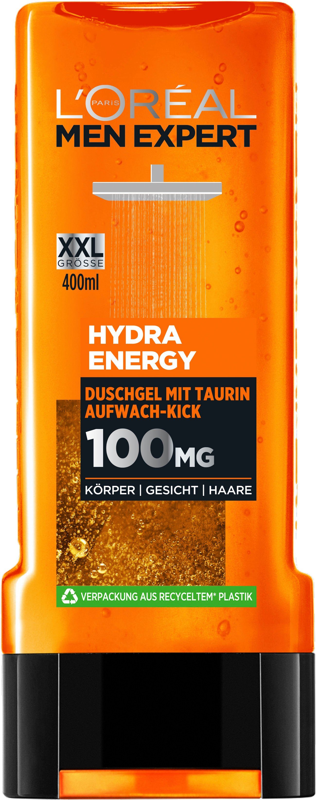 L'ORÉAL PARIS MEN EXPERT Duschgel Hydra Energy Aufwach-Kick, 6-tlg., mit Minze