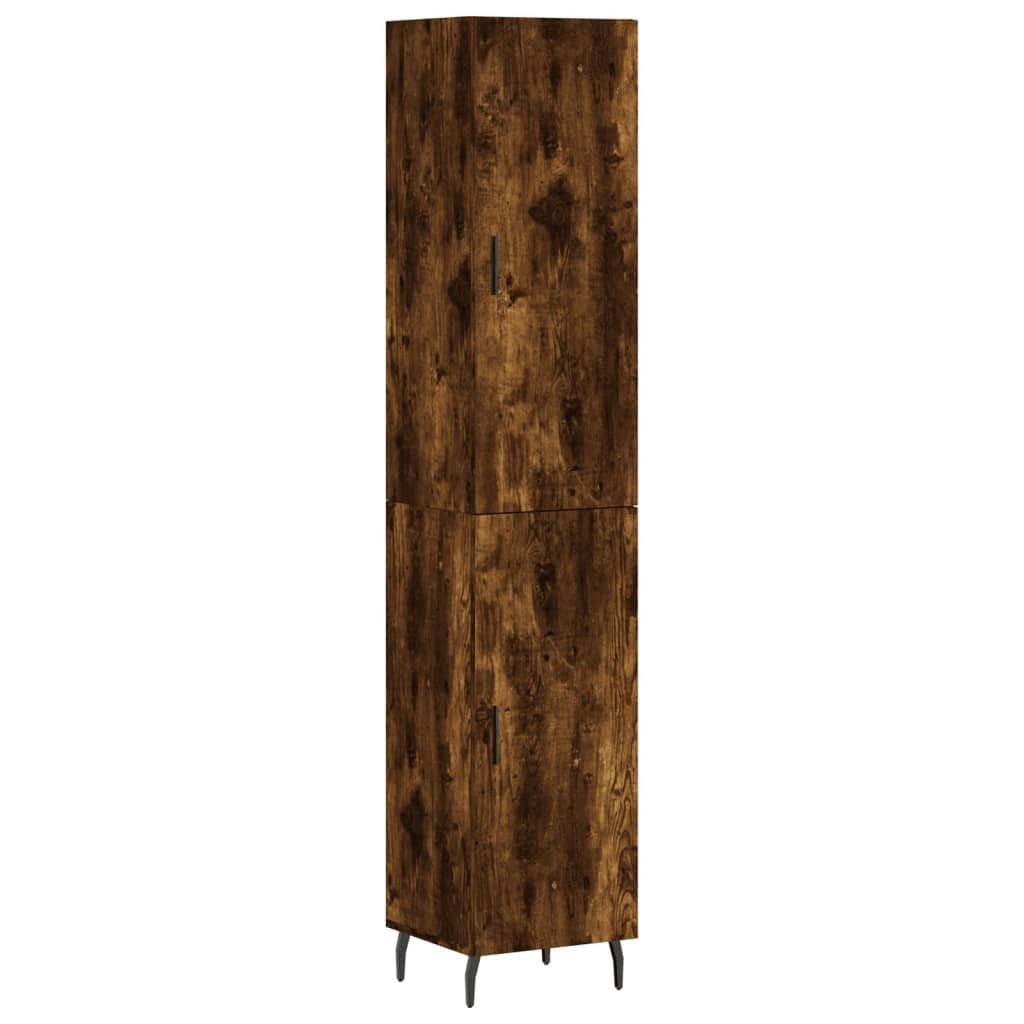 vidaXL Highboard Highboard Räuchereiche 34,5x34x180 cm günstig online kaufen