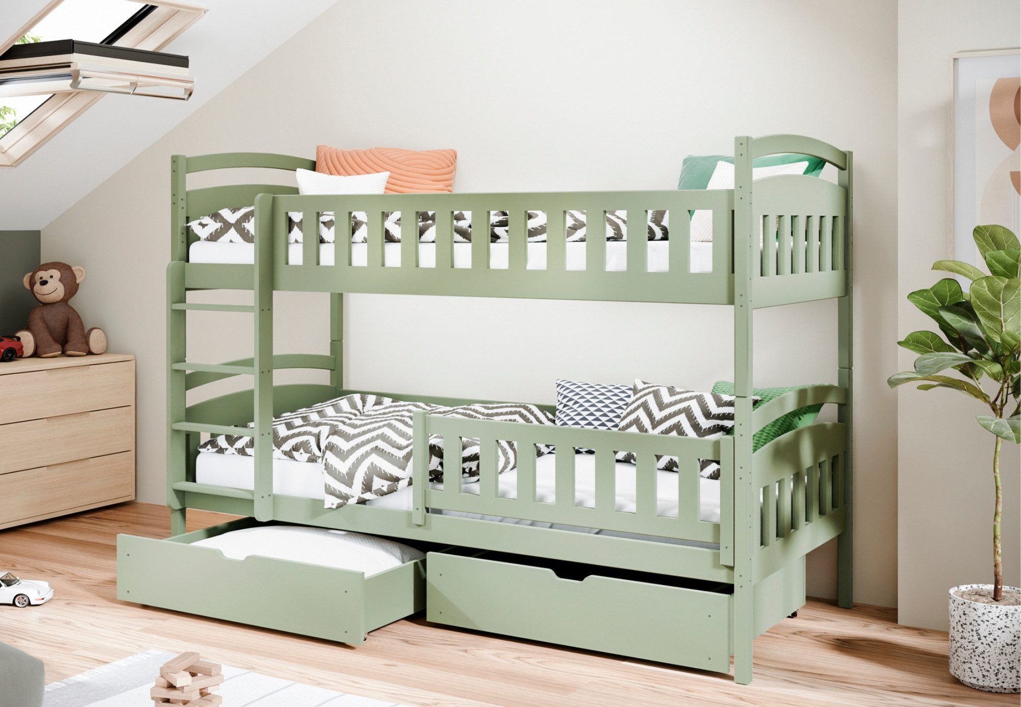 Kids Collective Etagenbett Hochbett Kinderbett 80x180 günstig online kaufen