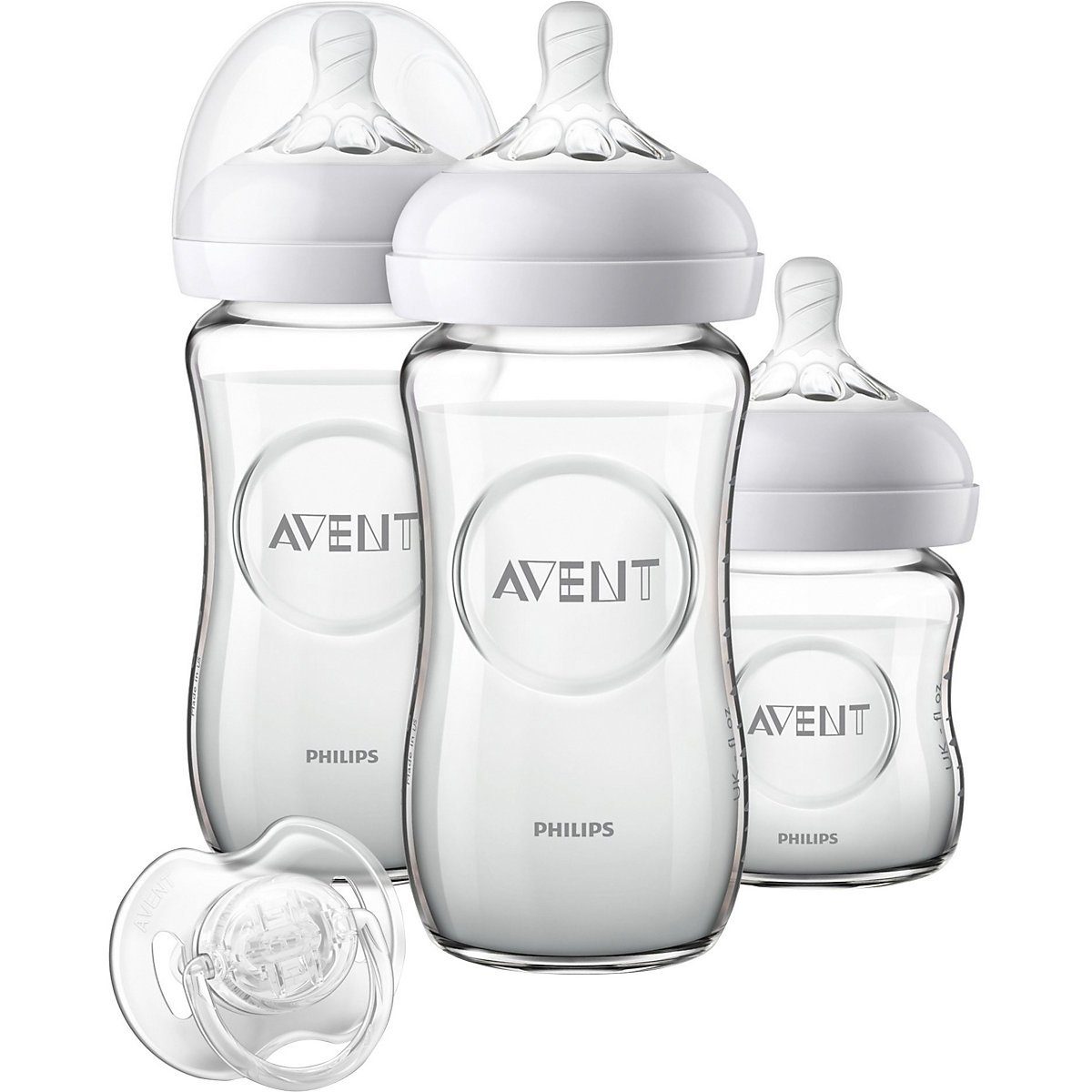 Philips AVENT Babyflasche »Neugeborenen Set Naturnah 2.0 SCD303/01, Glas,« online  kaufen | OTTO