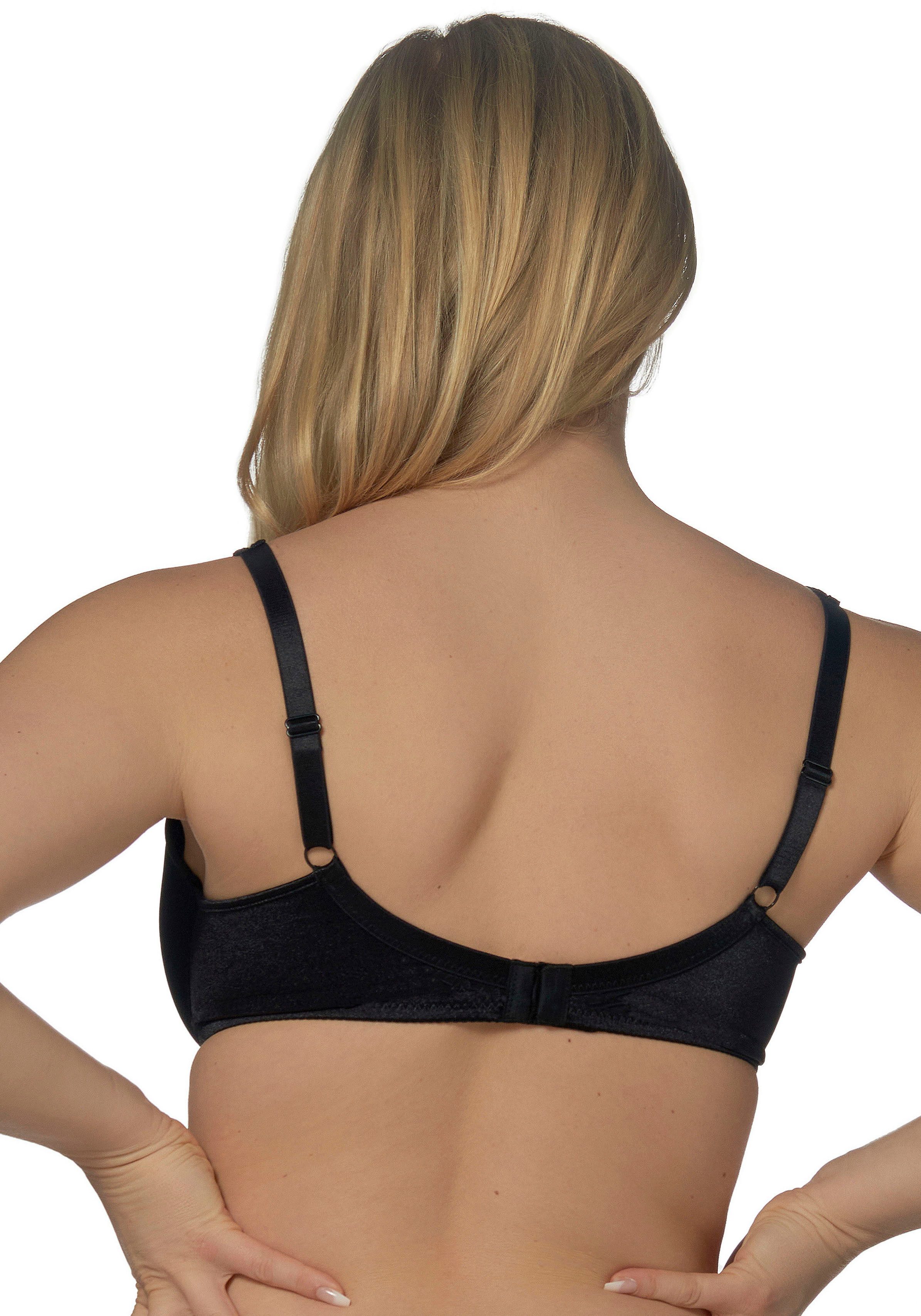 Elbrina Bügel-BH Spacer Bra vorgeformte Cups, breite Träger, mit Bügel, mit Spitze, feminin