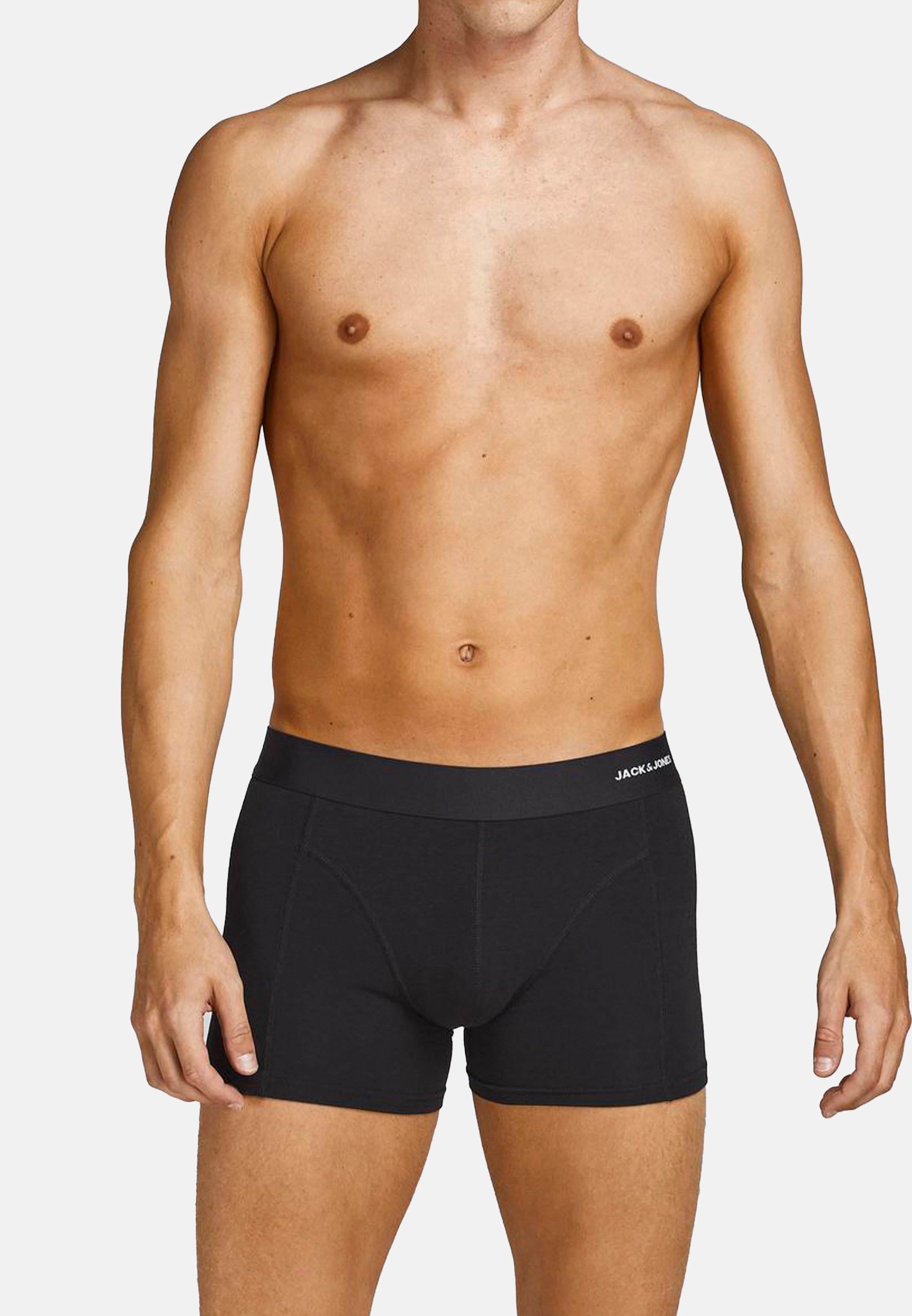 Jack & Jones Retro Boxer 6er Pack Jacbasic (Spar-Set) Retro Short / Pant - ohne Eingriff - Atmungsaktiv