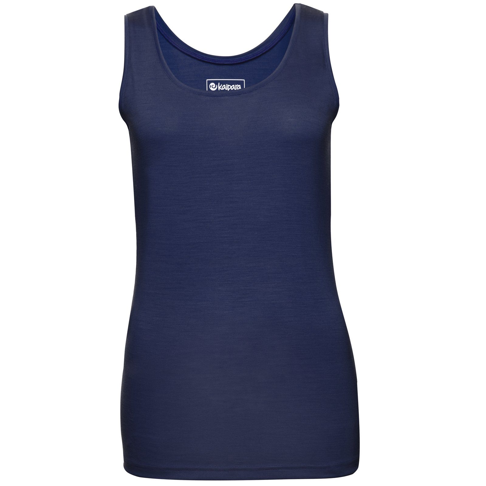 Kaipara - Merino Sportswear Unterhemd URBAN Merino Top Damen Slimfit 200 (1-St) aus reiner Merinowolle Made in Germany Navy