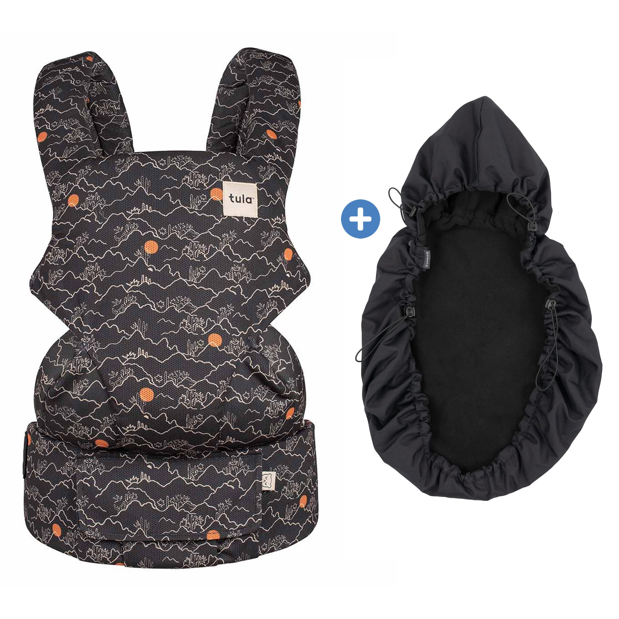 Tula Babytrage Explore Mesh - Mojave, Bauchtrage Rückentrage & Wetterschutz ab Geburt von 3,2 kg - 20,4 kg