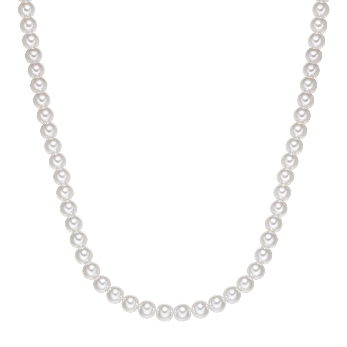 True Rebels Perlenkette schwarz, mit Perle (synth)