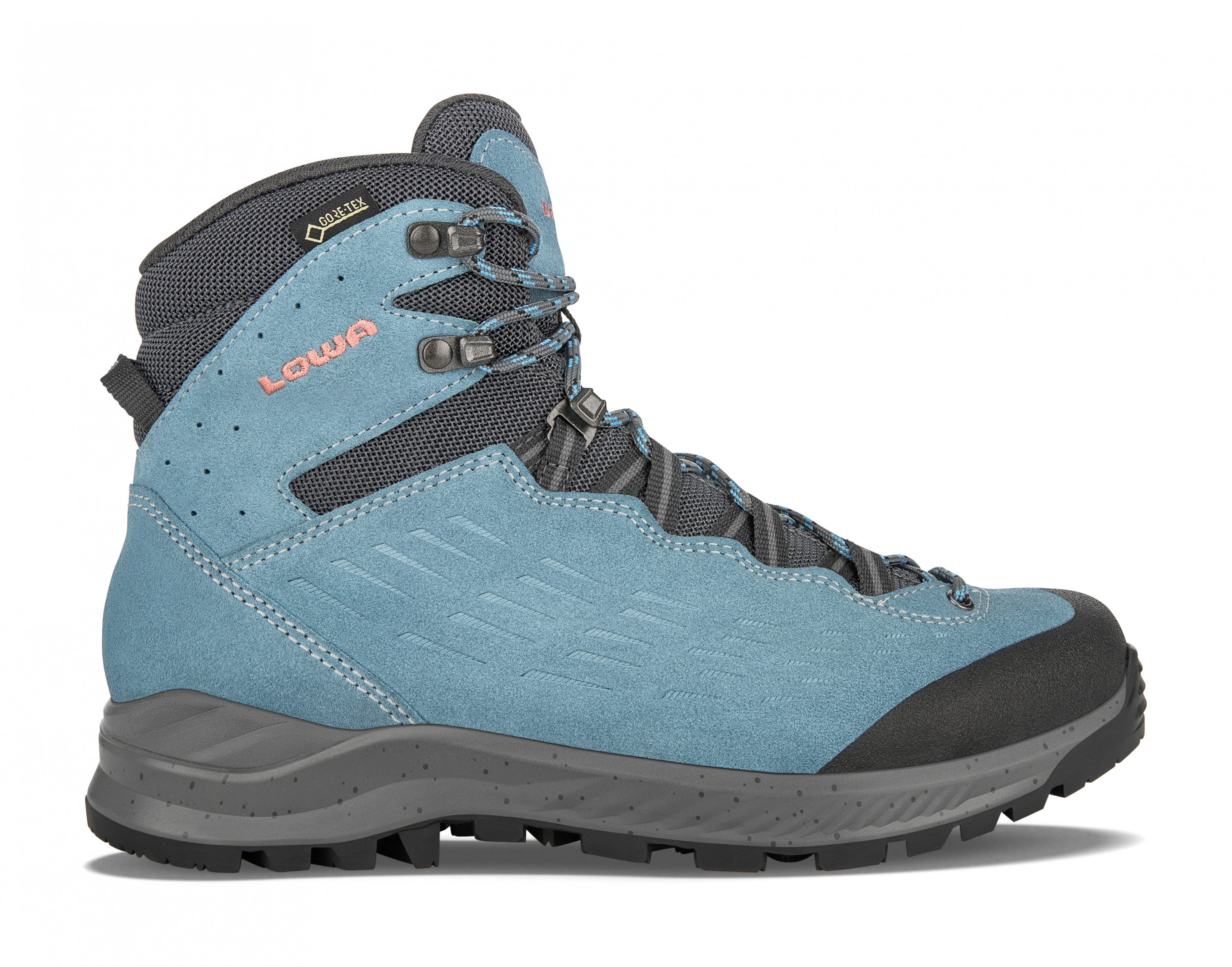 LOWA EXPLORER GTX MID WS AQUAMARIN/KORALLE Wanderschuh