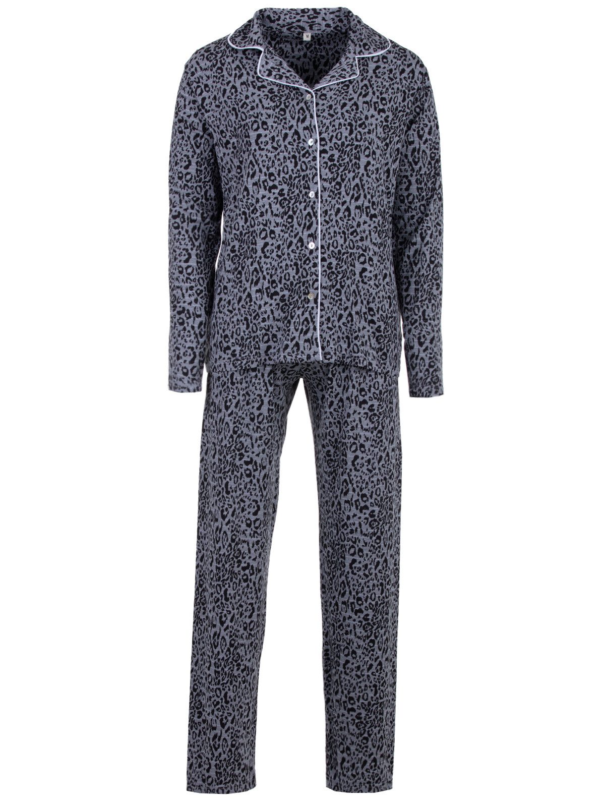 Schlafanzug Pyjama Set Langarm - Leo