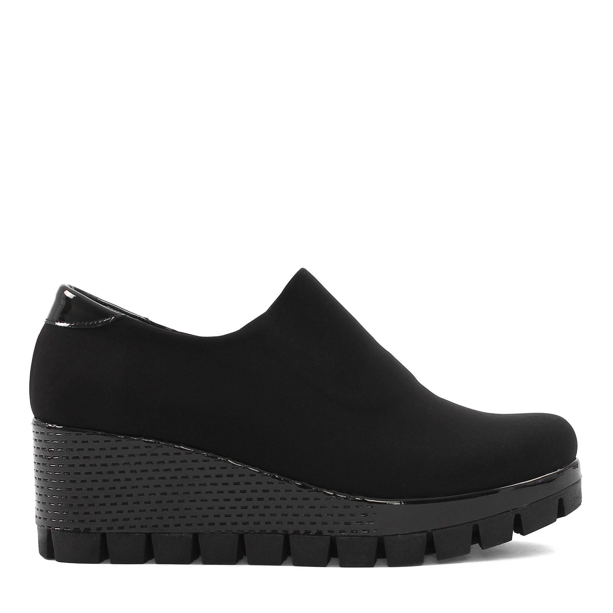 Celal Gültekin Plateau Sneaker Damen Slip-On Schwarz – Keilabsatz Damen Sch günstig online kaufen
