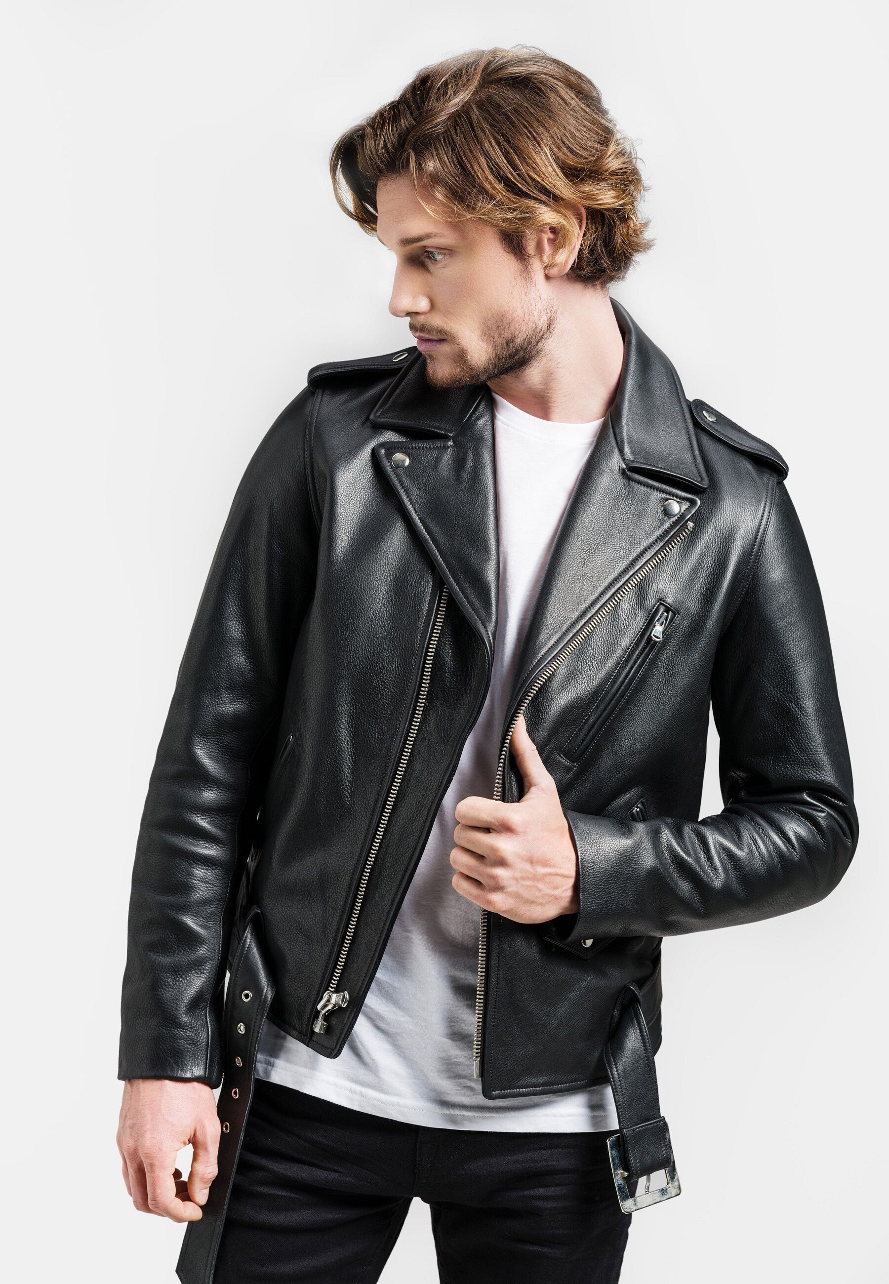 18N62 Lederjacke NEADLEY (1-St) aus robustem günstig online kaufen