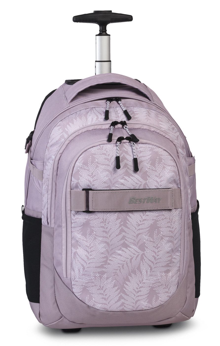 BESTWAY Schulrucksack Rucksack-Trolley altrosa Schultrolley Mädchen