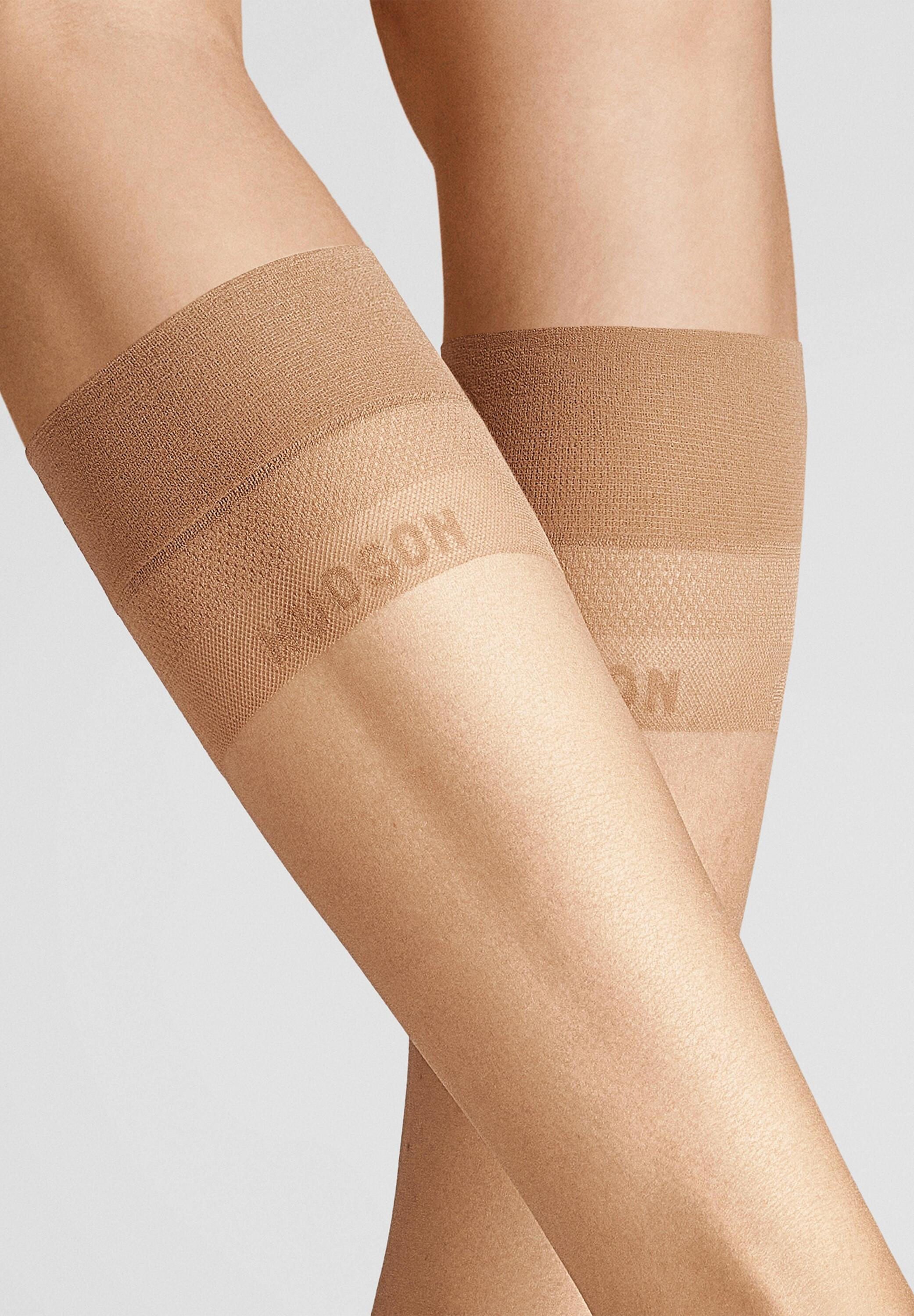 Hudson Feinkniestrümpfe Light 8 (1-Paar) Kniestrümpfe im perfekten Nude-Look