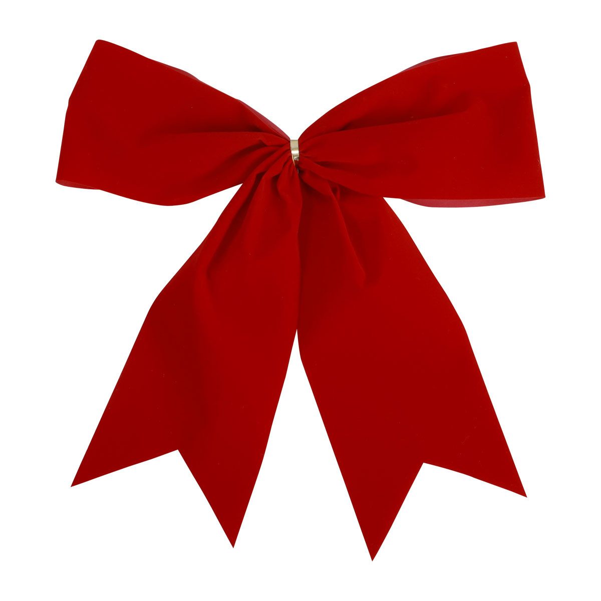 Dekoband Rote Weihnachts-Dekoschleife Outdoor Set 21cm 2 Stück
