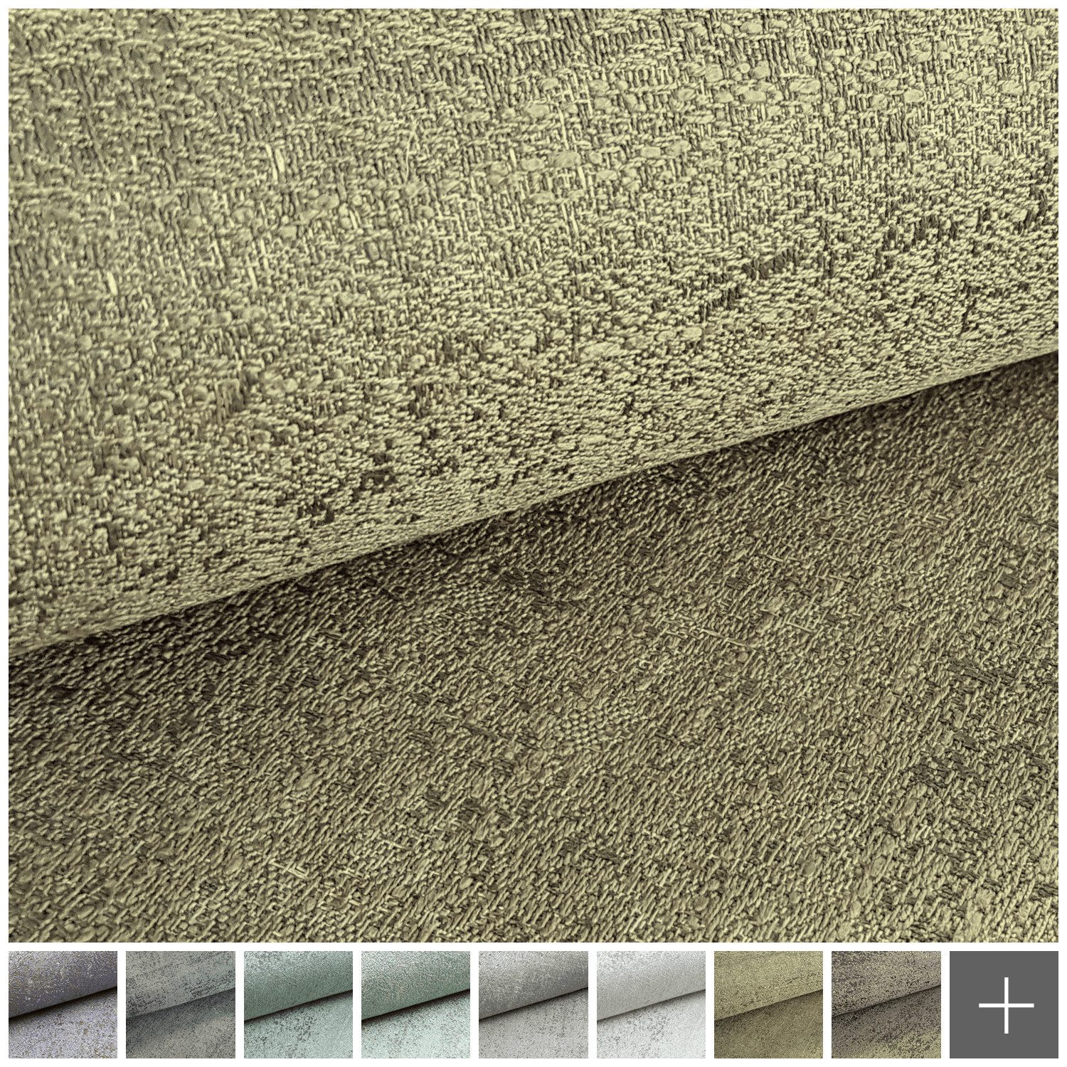 novely® Stoff exquisit BRIVIO - Robuster Polsterstoff mit Metallic-Effekt, Robust, Zigaretten-Test bestanden, Meterware, 1lfm