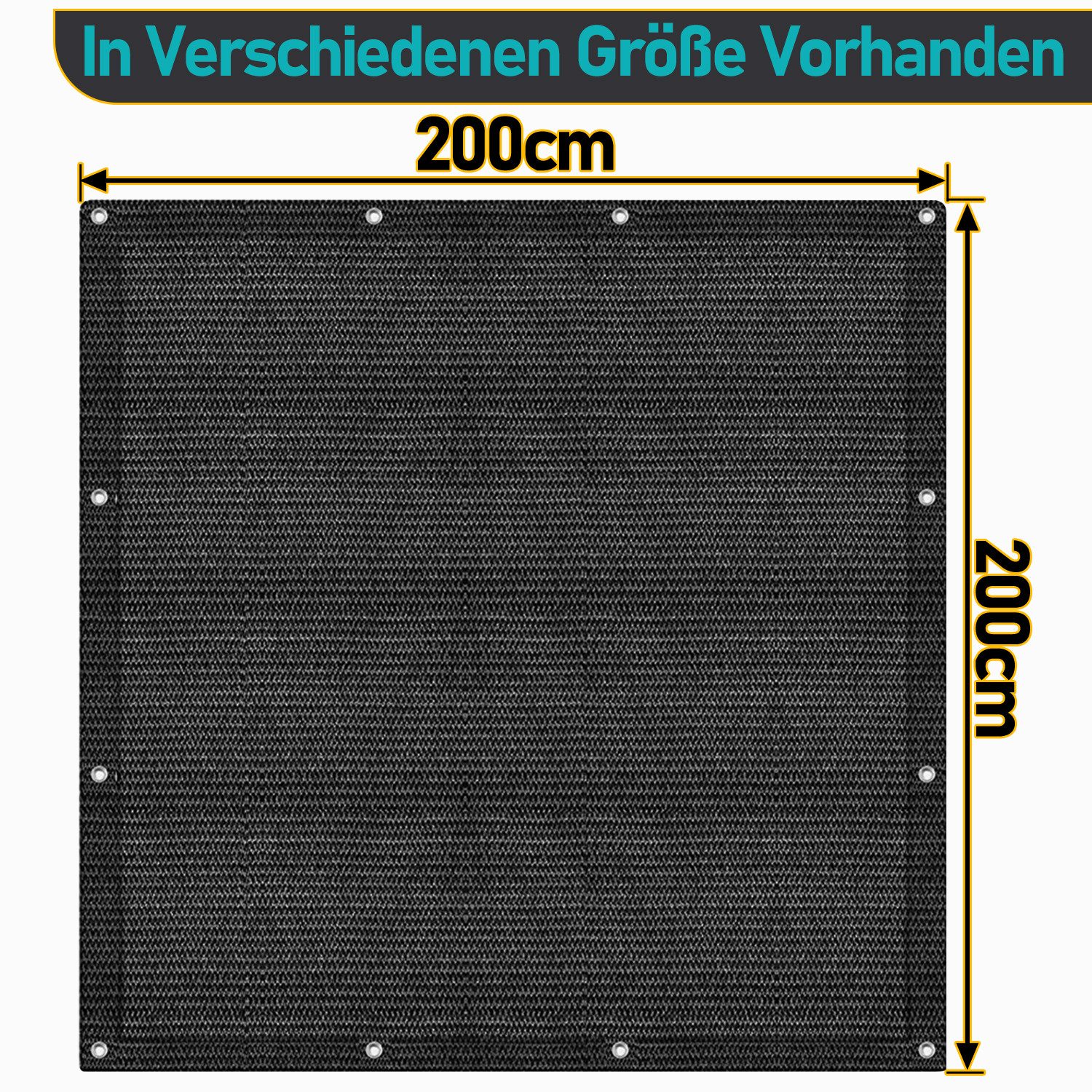 Clanmacy Zeltteppiche 200x200cm Vorzeltteppich Camping Teppich Schwarz günstig online kaufen