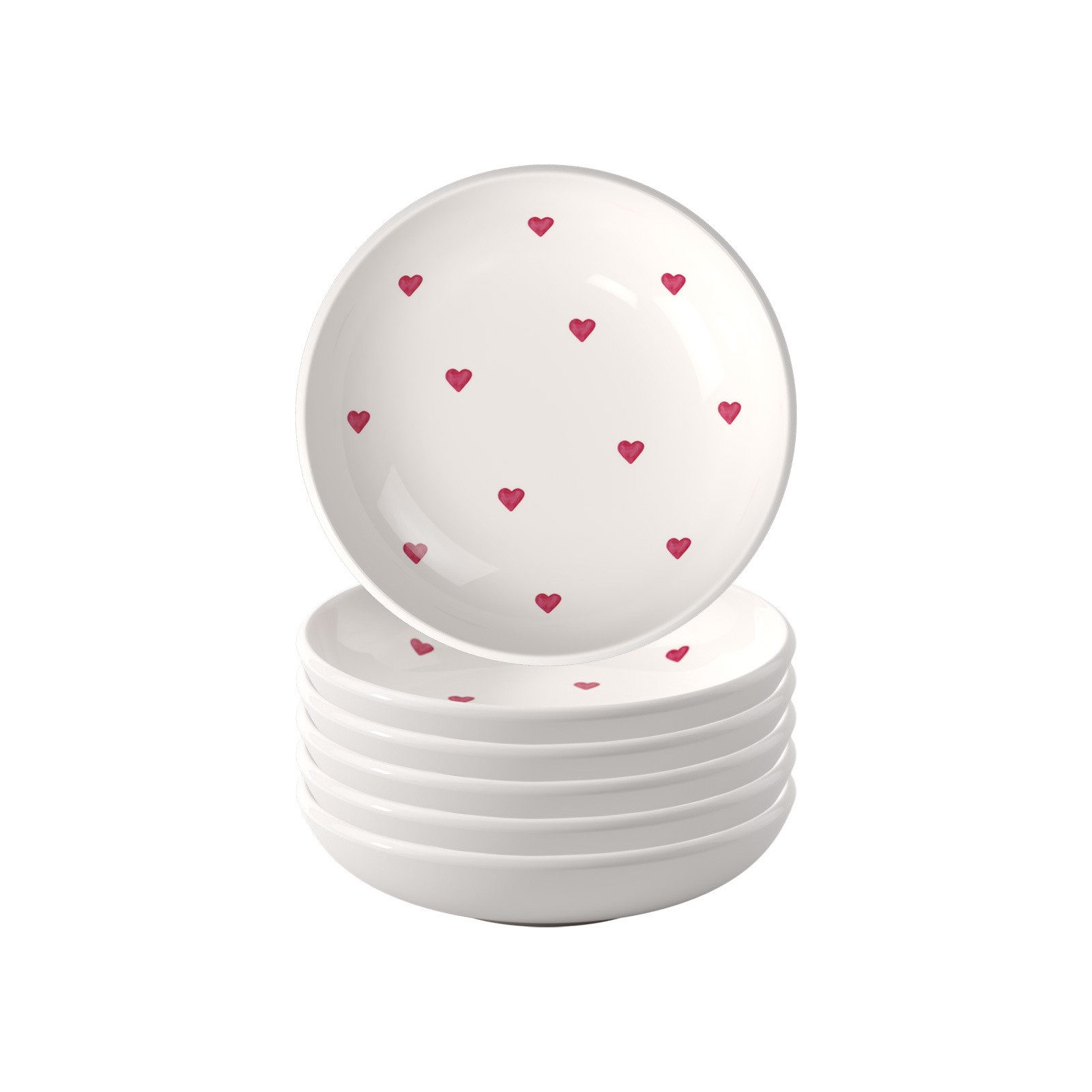 like. by Villeroy & Boch Dipschale With Love Dipschalen ø 11,7 cm 6er Set, Porzellan, (6x Schale, 6-tlg)