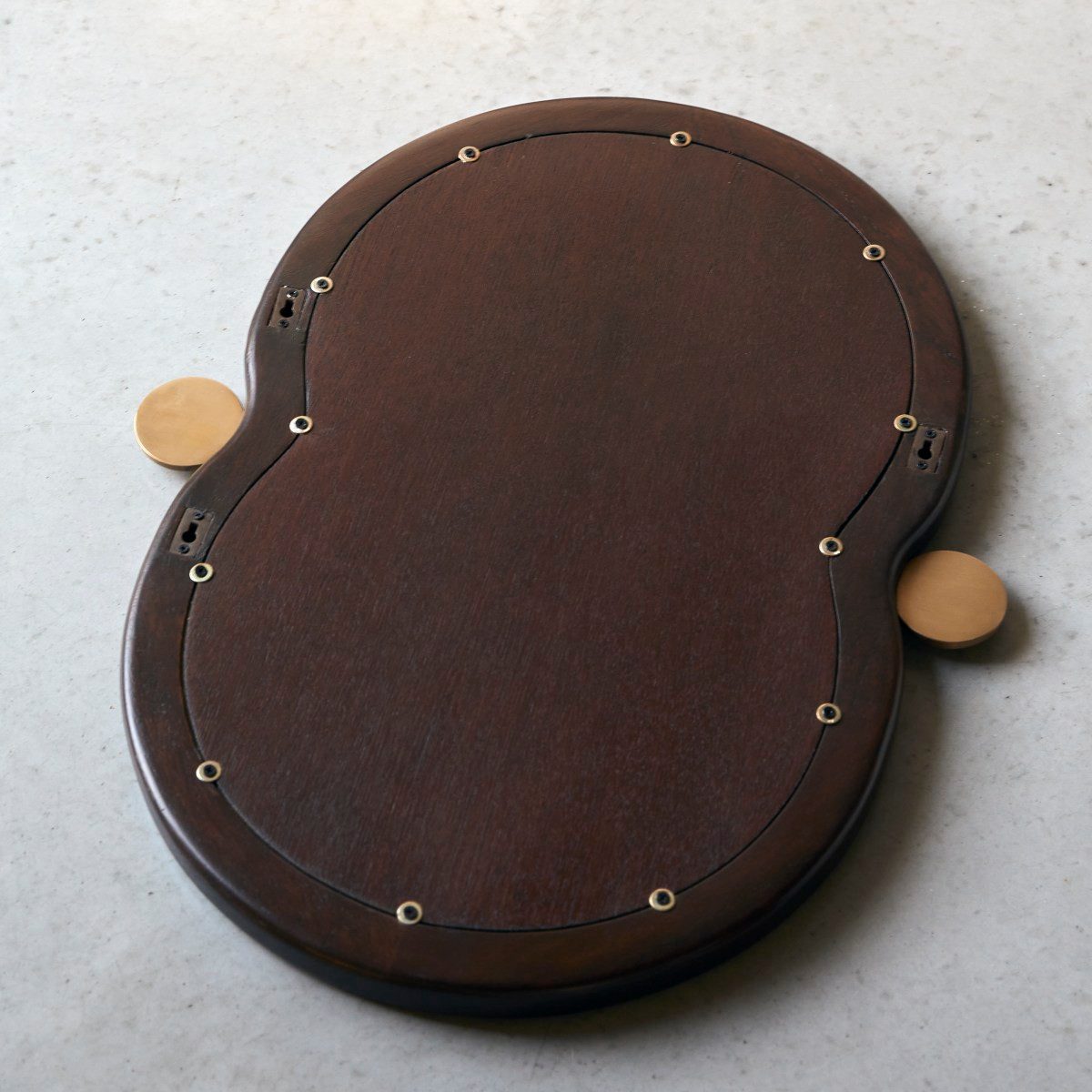 Tikamoon Spiegel Spiegel Agate aus Mindiholz, 60 x 40 cm