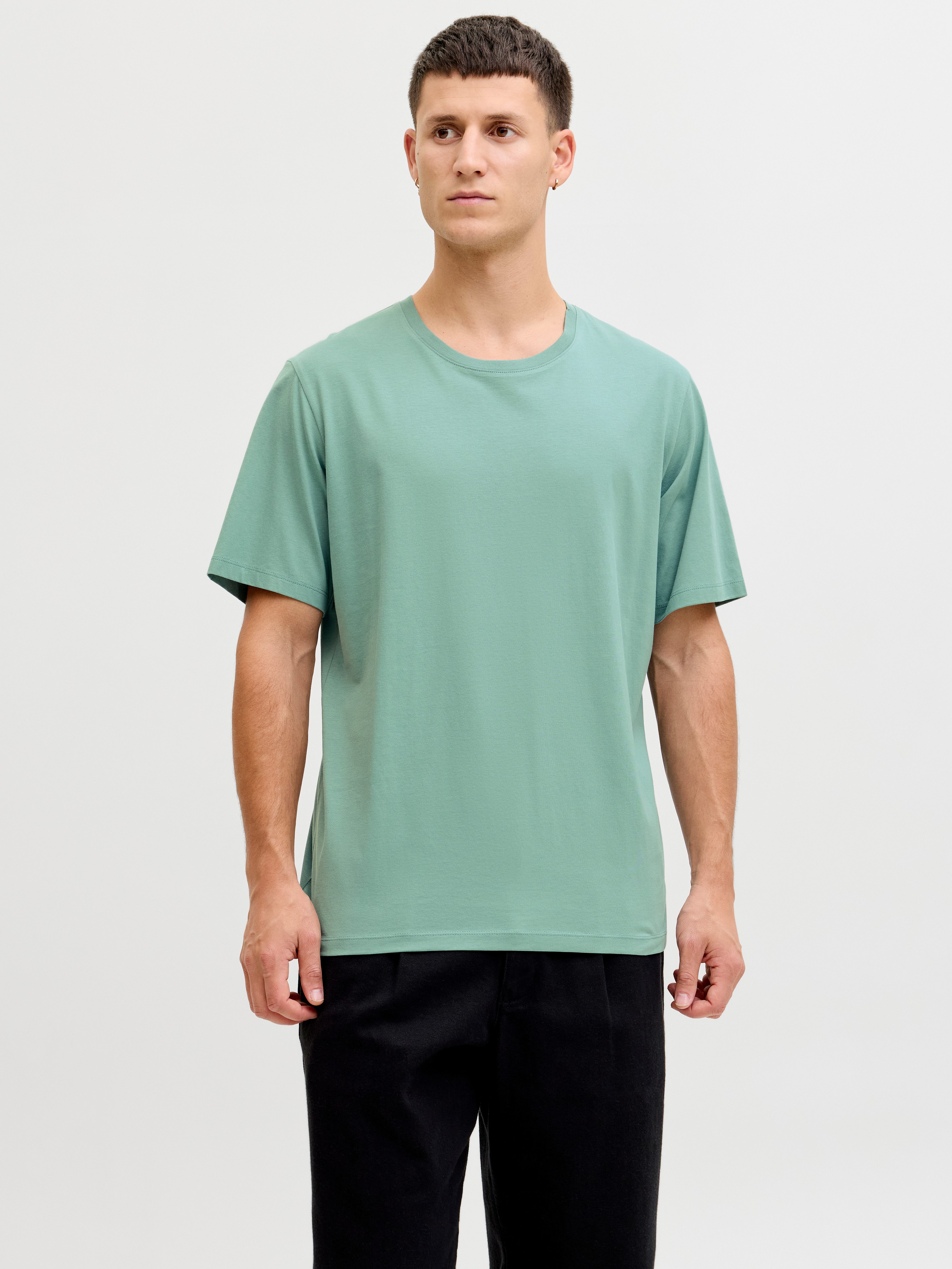 Jack & Jones Rundhalsshirt JJEORGANIC BASIC TEE SS O-NECK NOOS Baumwolle, regular fit