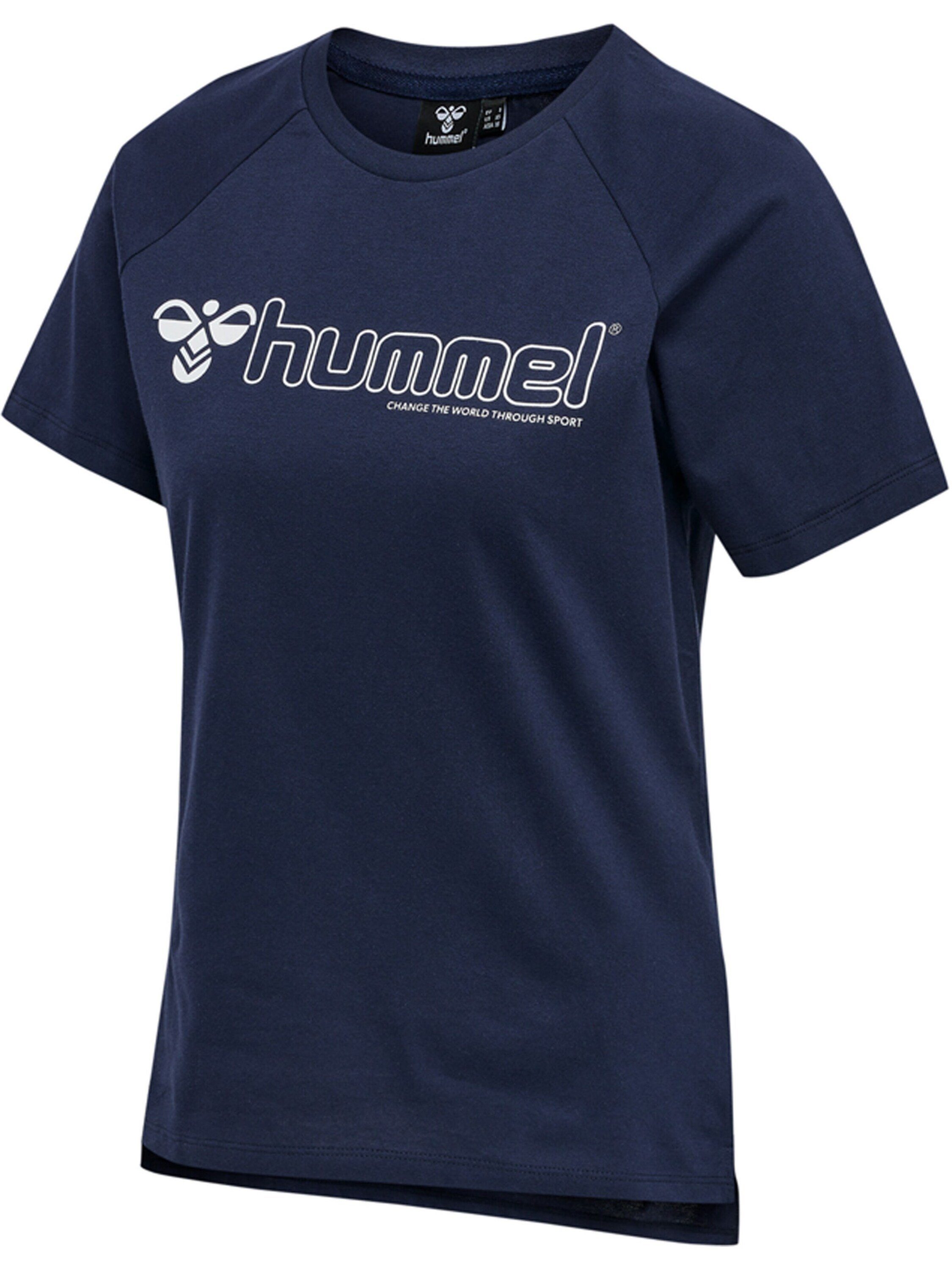 hummel T-Shirt Noni PEACOAT (1-tlg) 2.0 Details Plain/ohne