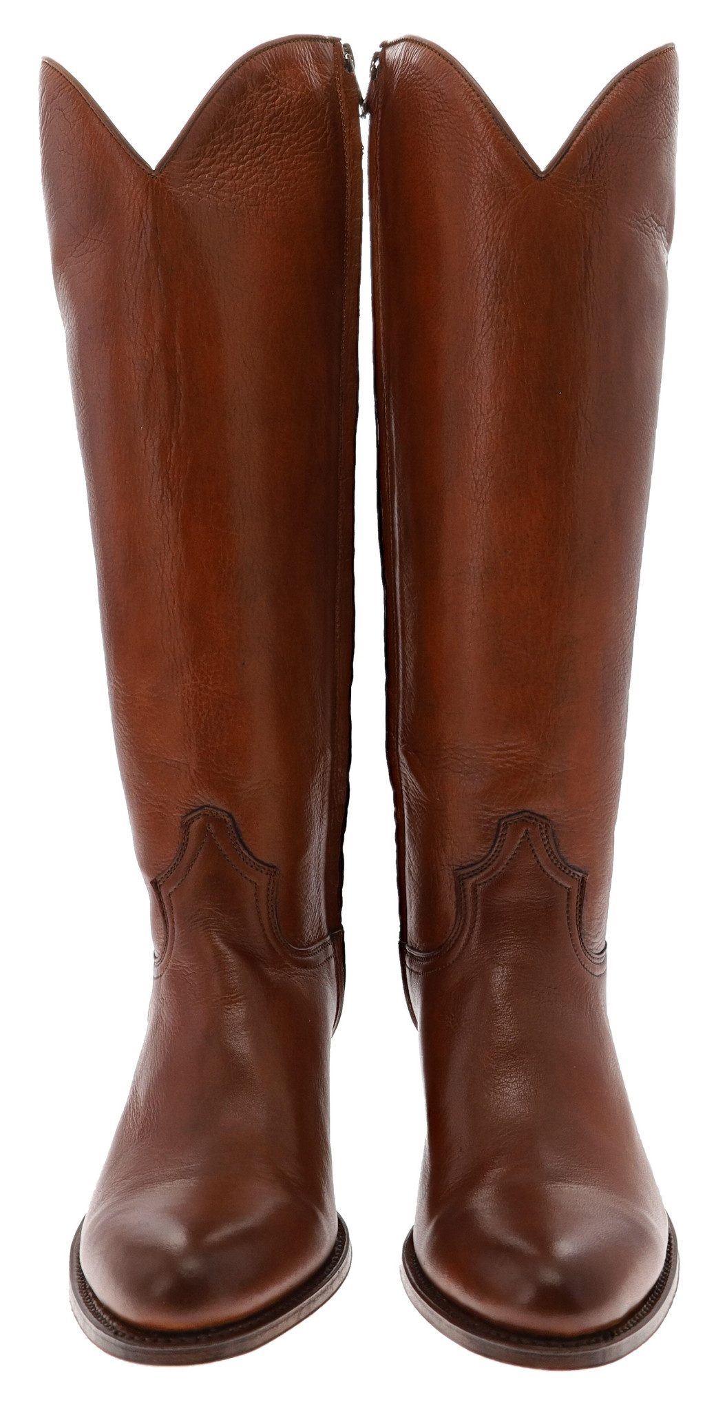 Sendra Boots 17384 Braun Cowboystiefel Rahmengenähte Damen Lederstiefel