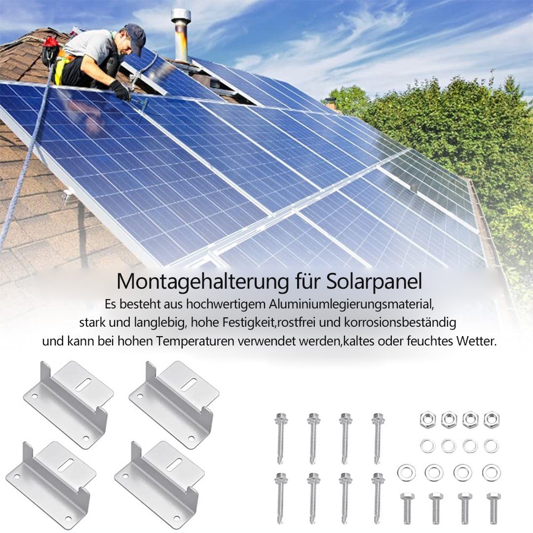 4st Z Panel Halterungen Solarmodul Befestigung Solarpanel Montage Halterung Mini 