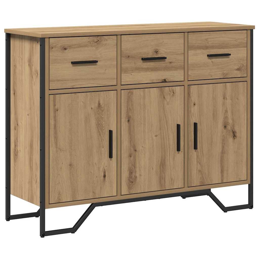vidaXL Sideboard Sideboard Eiche handwerklich 97 günstig online kaufen