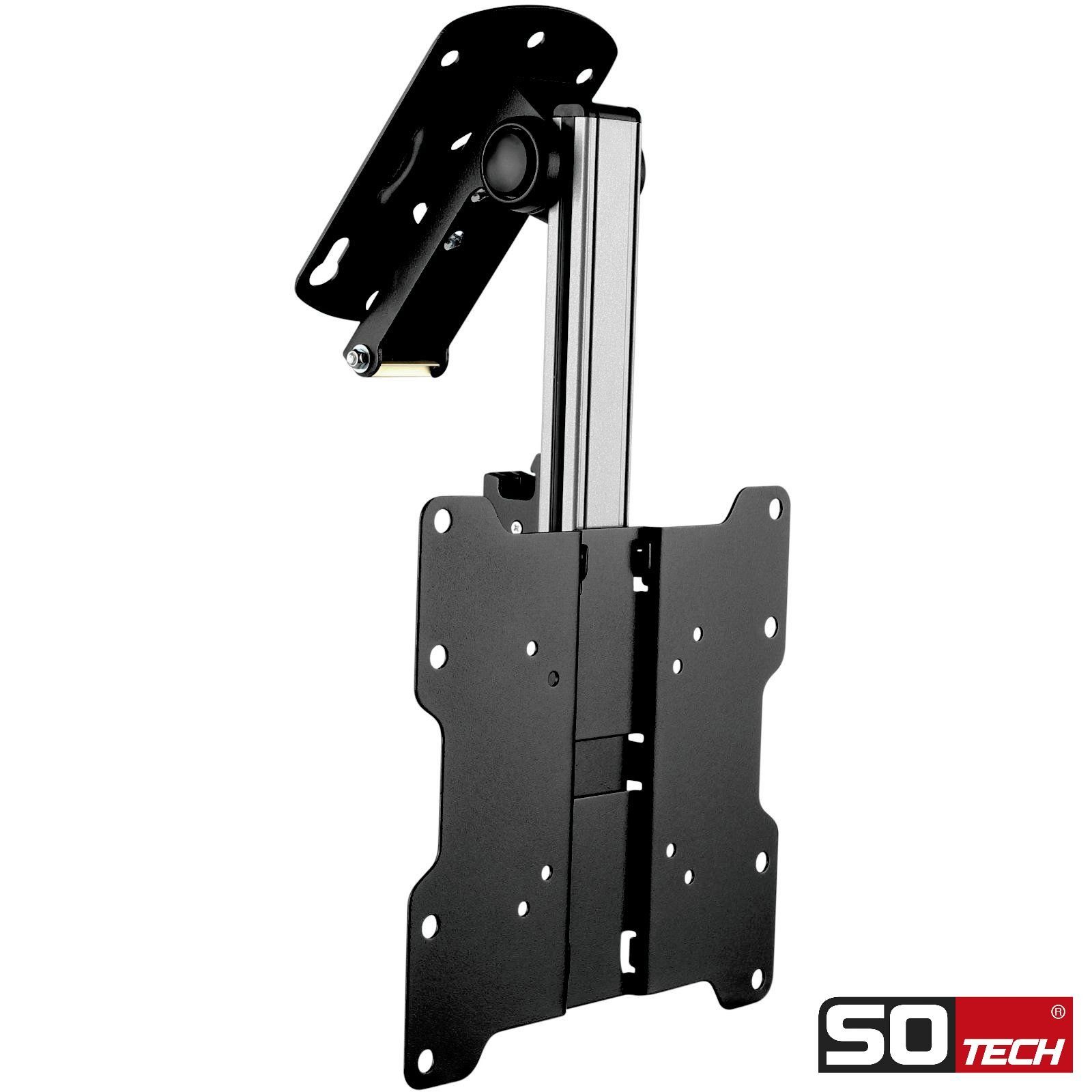 SO-TECH® TV-Deckenhalterung TV-Halterung klappbar drehbar höhenverstellbar neigbar, (für 17-37 Zoll, ideal für Dachschrägen, Wohnmobil) – Bild 2 von 5