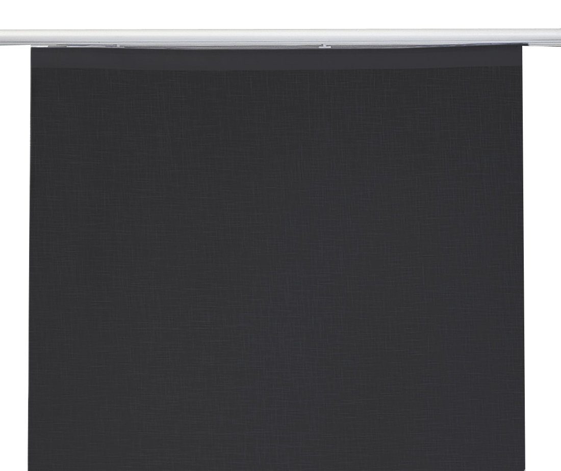Haus und Deko Schiebegardine Flächenvorhang meliert 60x245 cm Desire Vorhang Schiebegardine Raumtei (1 St), Paneelwagen, transparent, Polyester