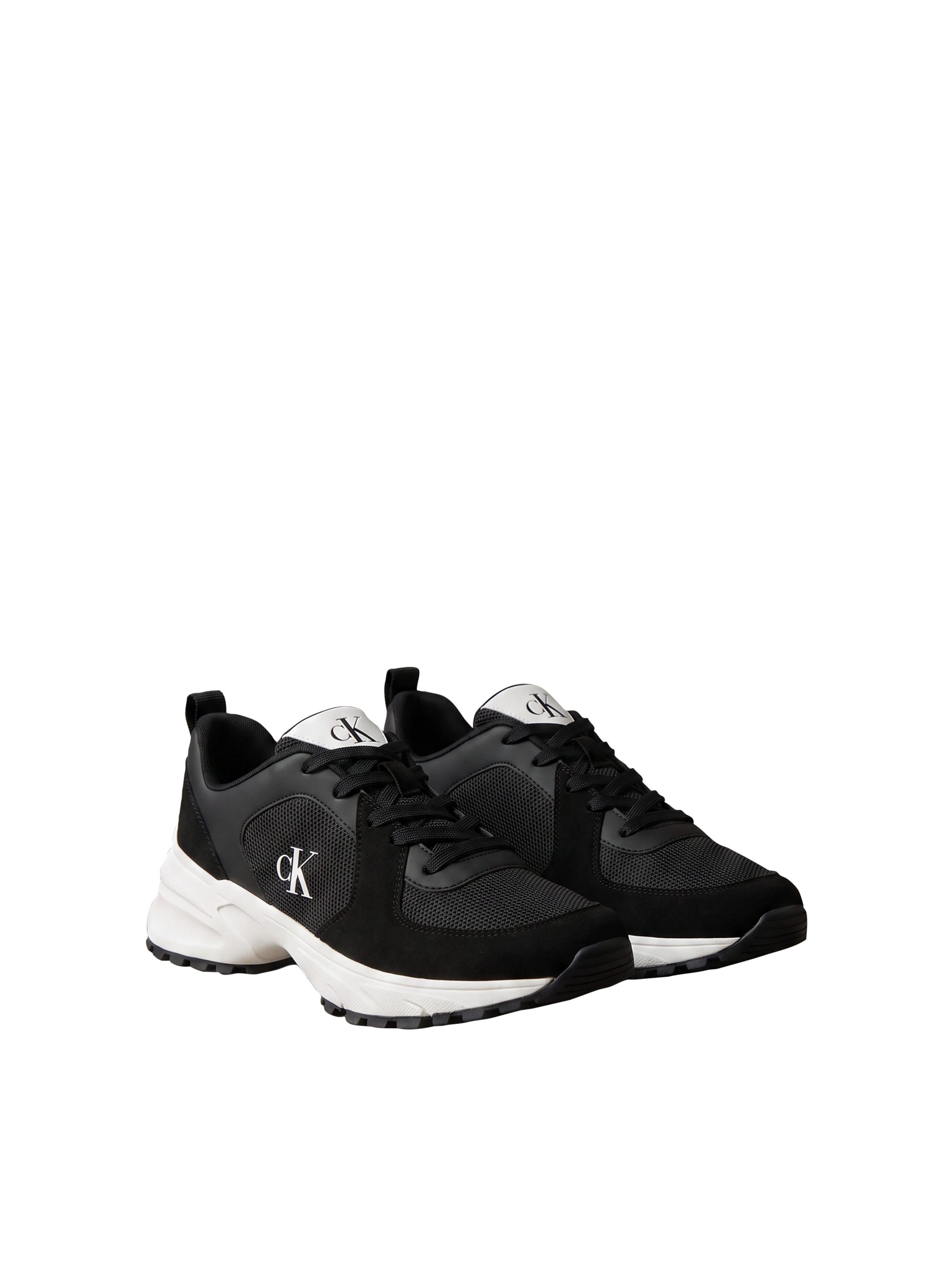 Calvin Klein HIKE RUNNER LACE UP SU MESH Sneaker Freizeitschuh, Halbschuh, Schnürschuh mit Anziehlasche