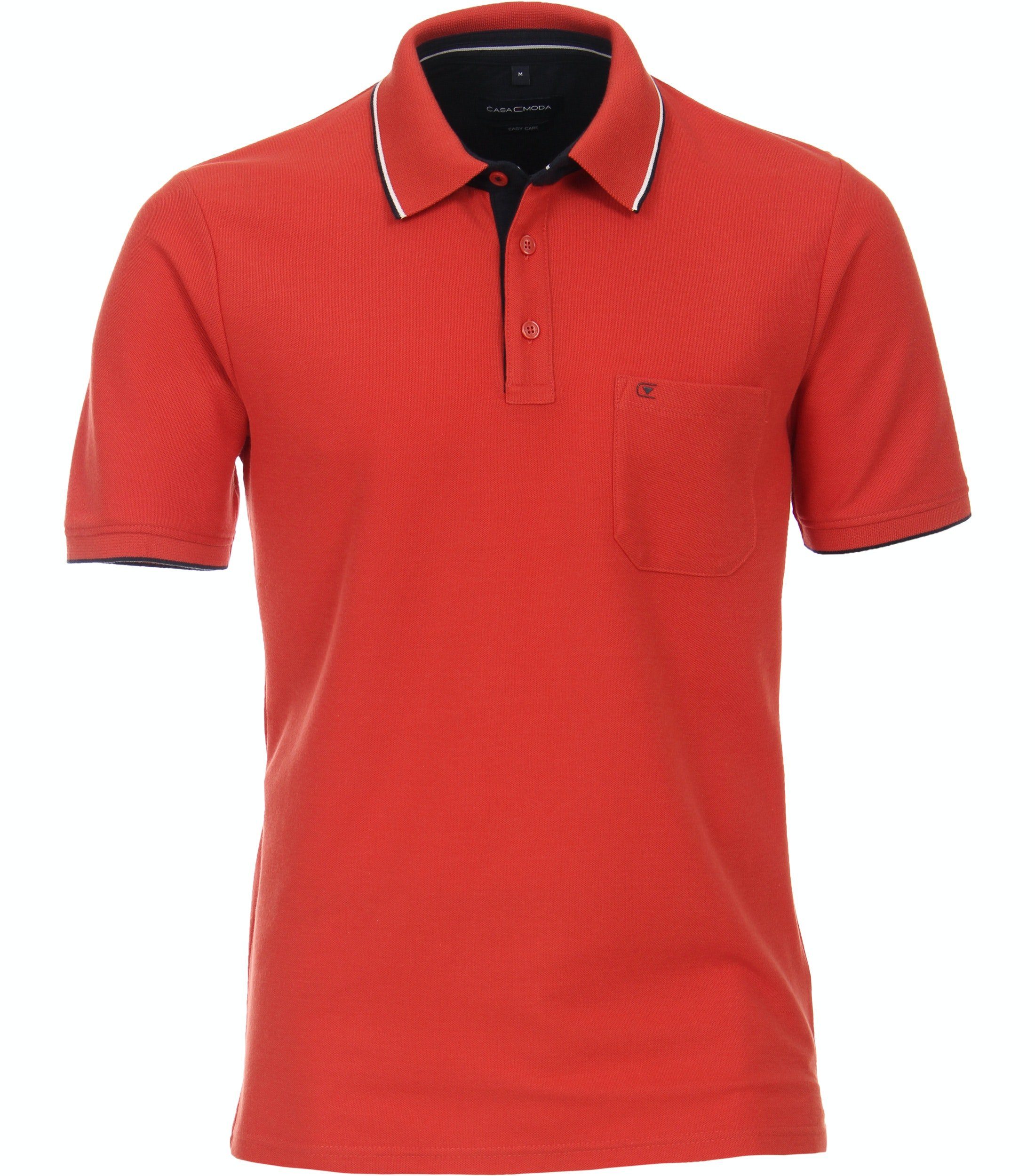 CASAMODA Poloshirt Polo-Shirt mit Brusttasche