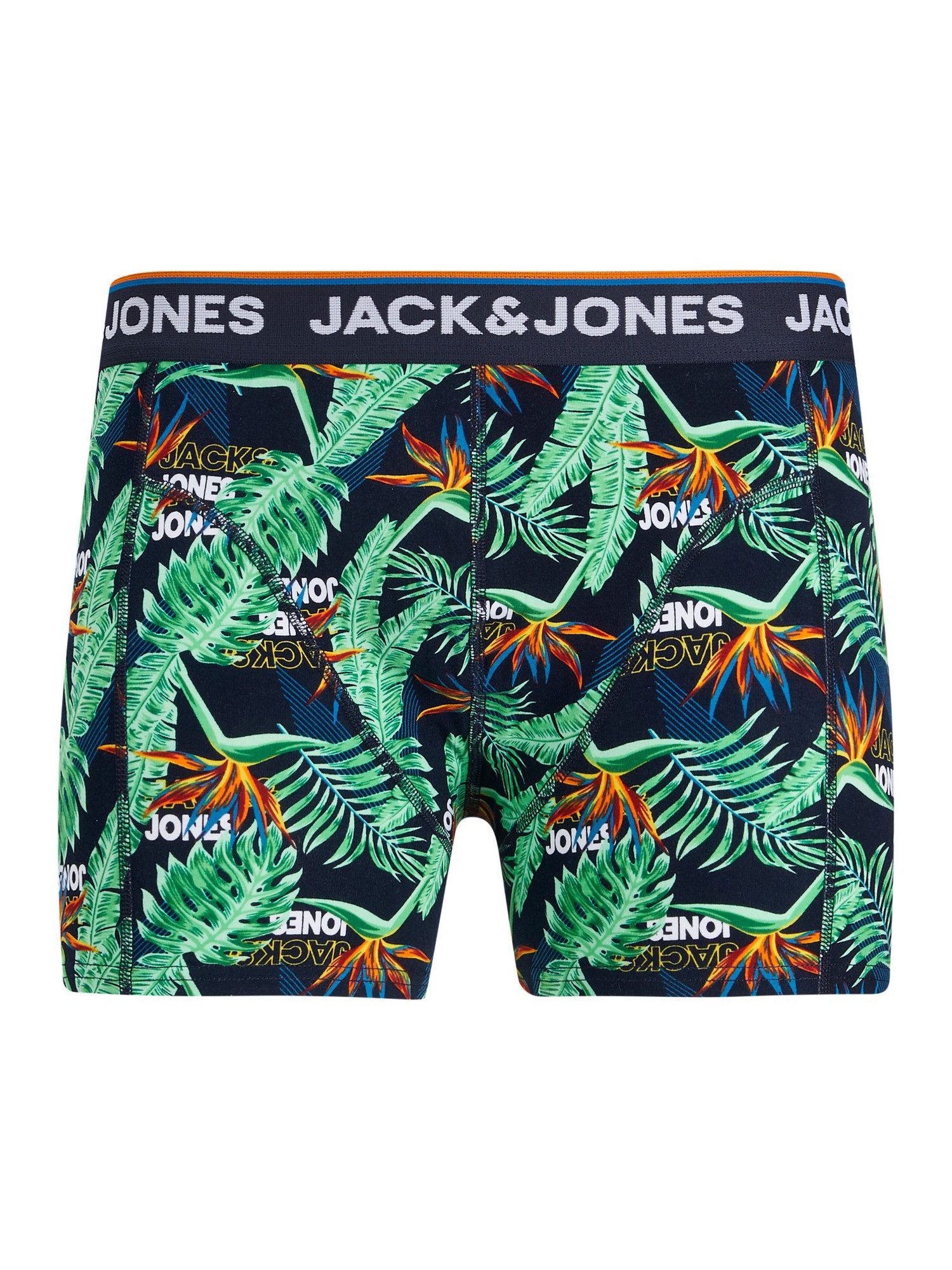 Jack & Jones Boxershorts Jacvel (5-St., 5er Pack) gute Passform durch elastische Baumwollqualität