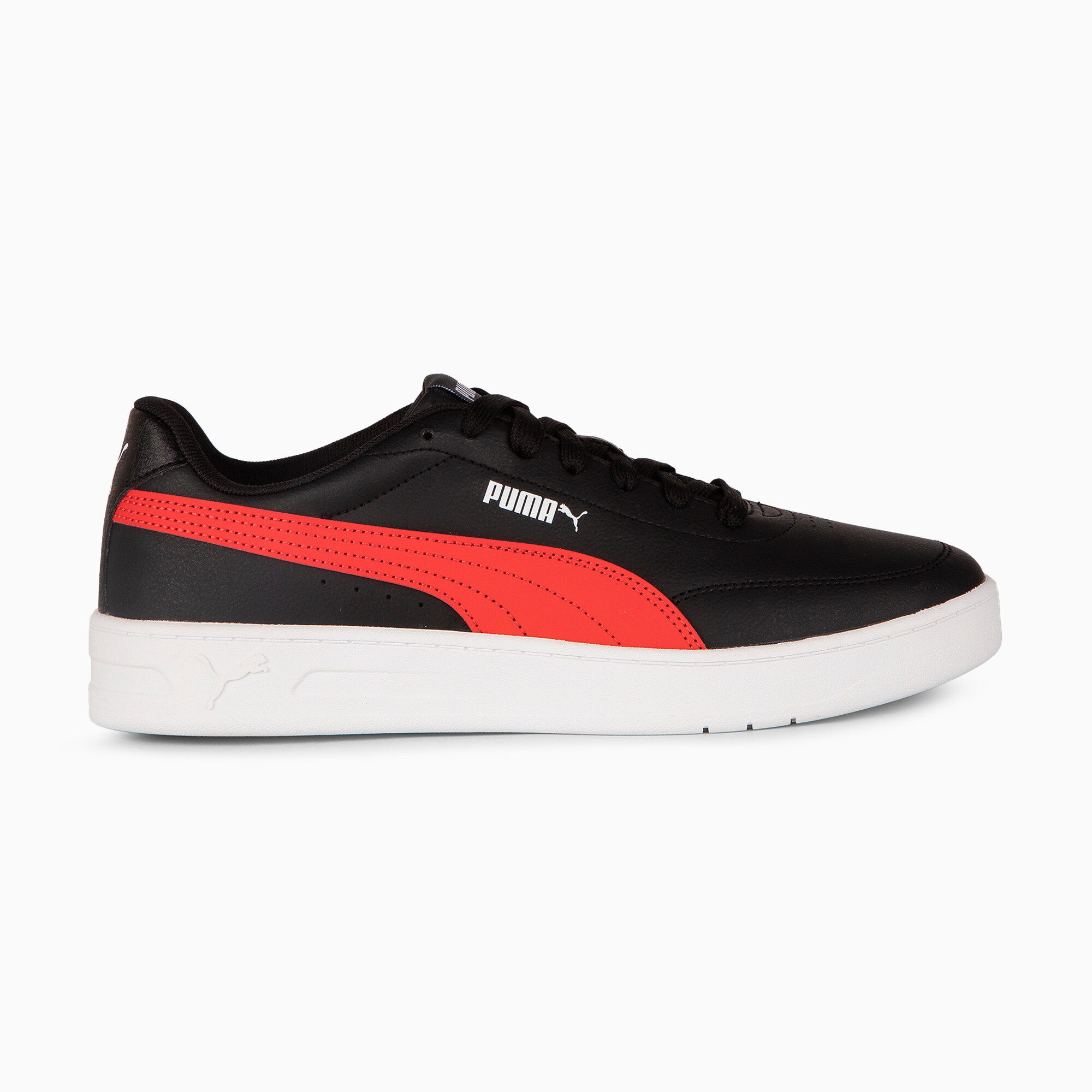 PUMA COURT CLASSIC CLEAN Sneaker mit SoftFoam+ Innensohle, mit Synthetik-Obermaterial, mit Schnürung