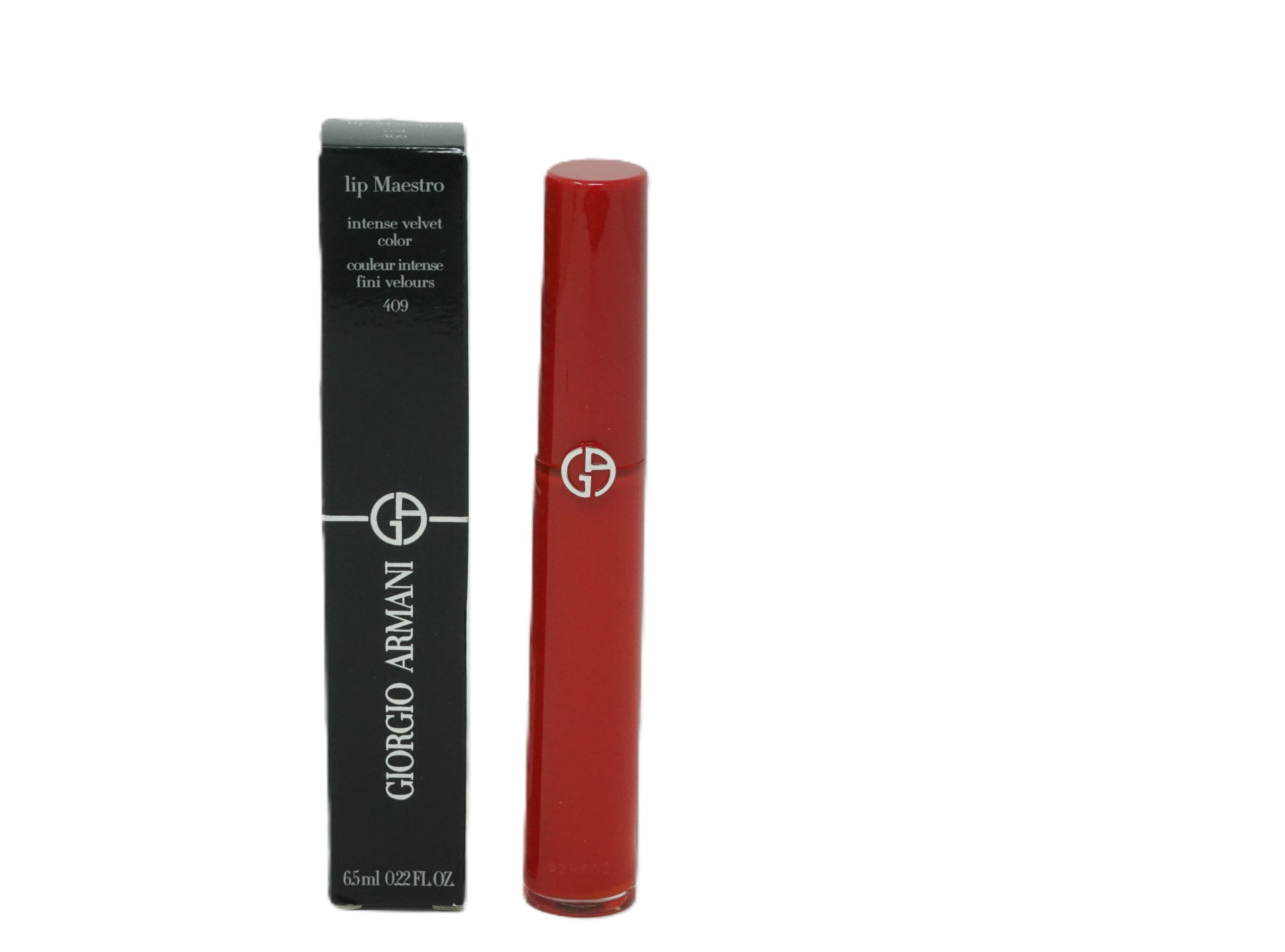 Giorgio Armani Lippenstift Giorgio Armani lip maestro intense velvet color 6,5 ml red 409
