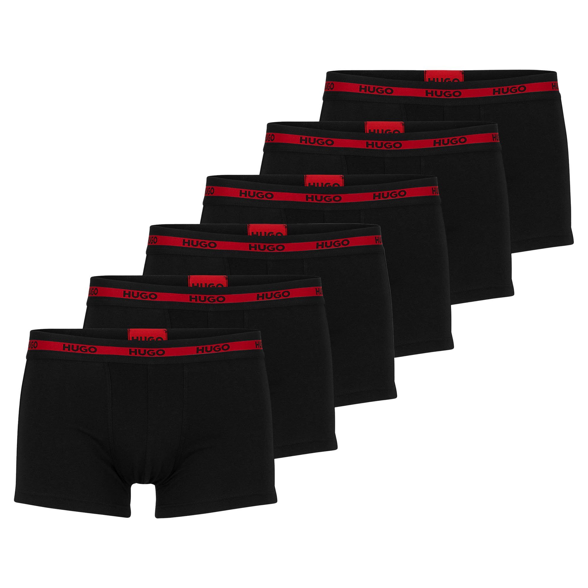 HUGO Boxer Herren Boxershort 6er Pack Baumwolle (Packung, 6er Pack) günstig online kaufen