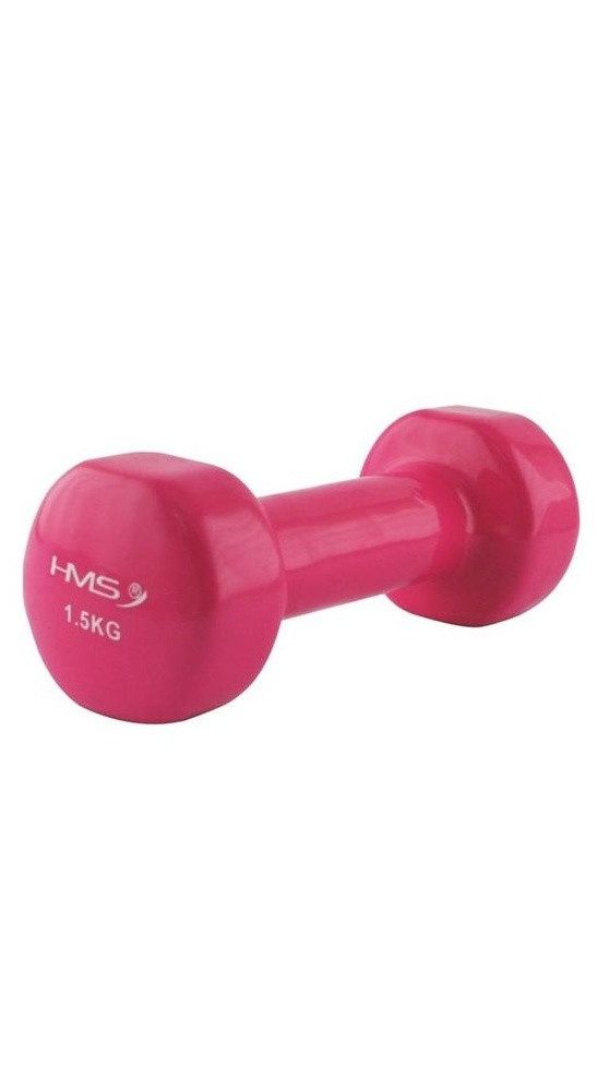 Kurzhantel Fitness 17023 aus Gusseisen mit Vinylbeschichtung 1,5kg pink - 1 Stück