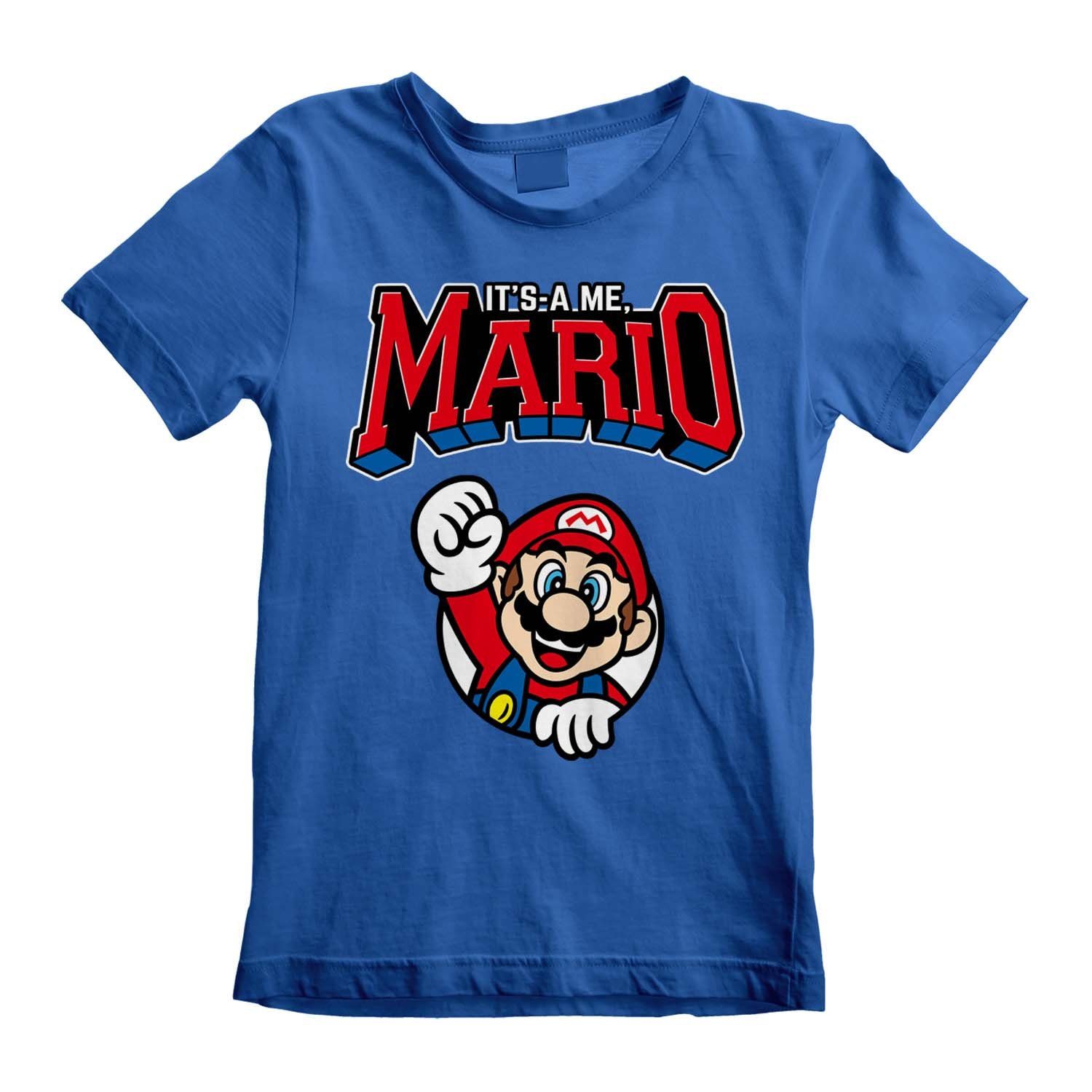Heroes Inc T-Shirt Nintendo Super Mario - Mario Varsity (Kids)