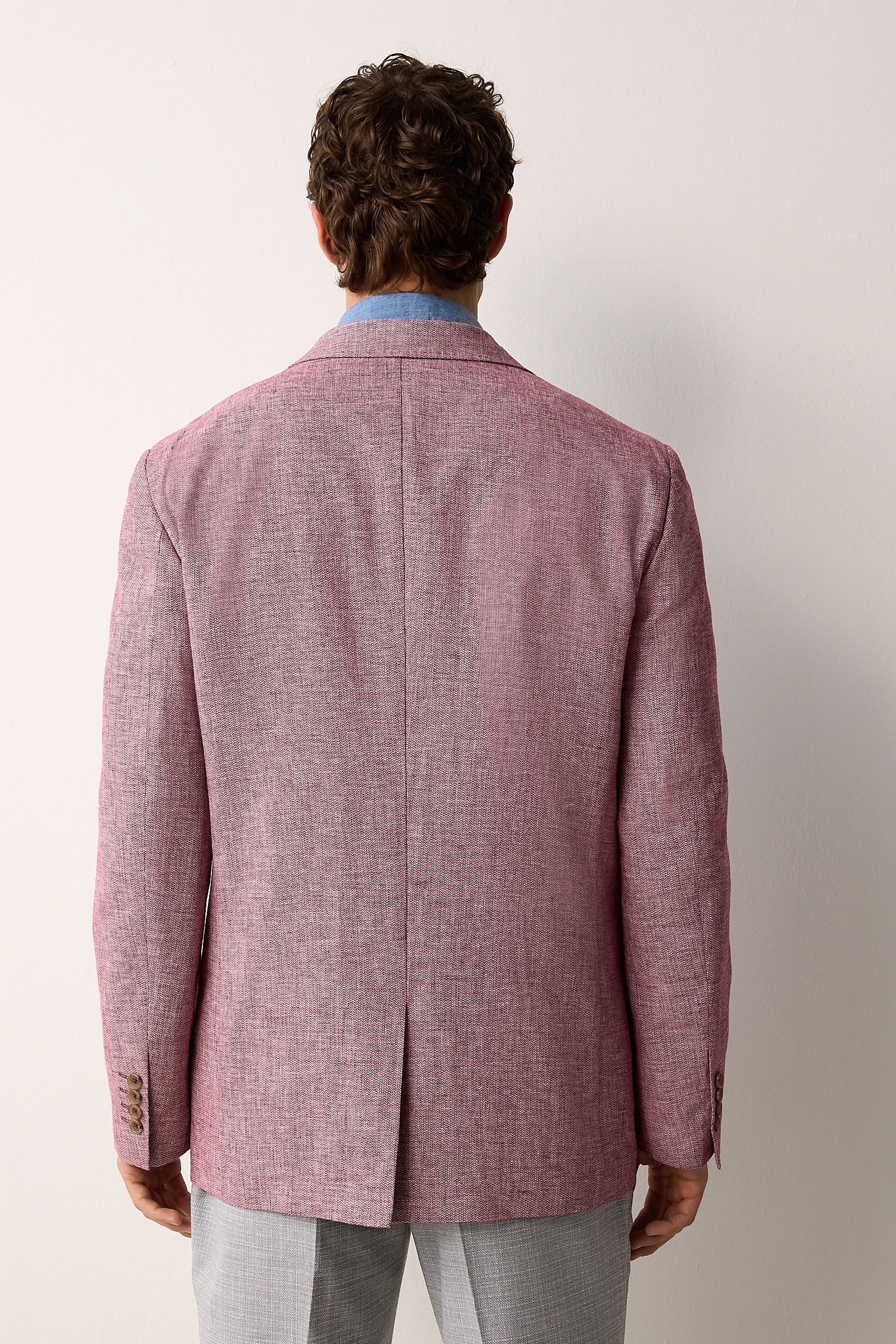 Next Leinensakko Strukturiertes Sakko aus Leinengemisch (1-tlg) günstig online kaufen