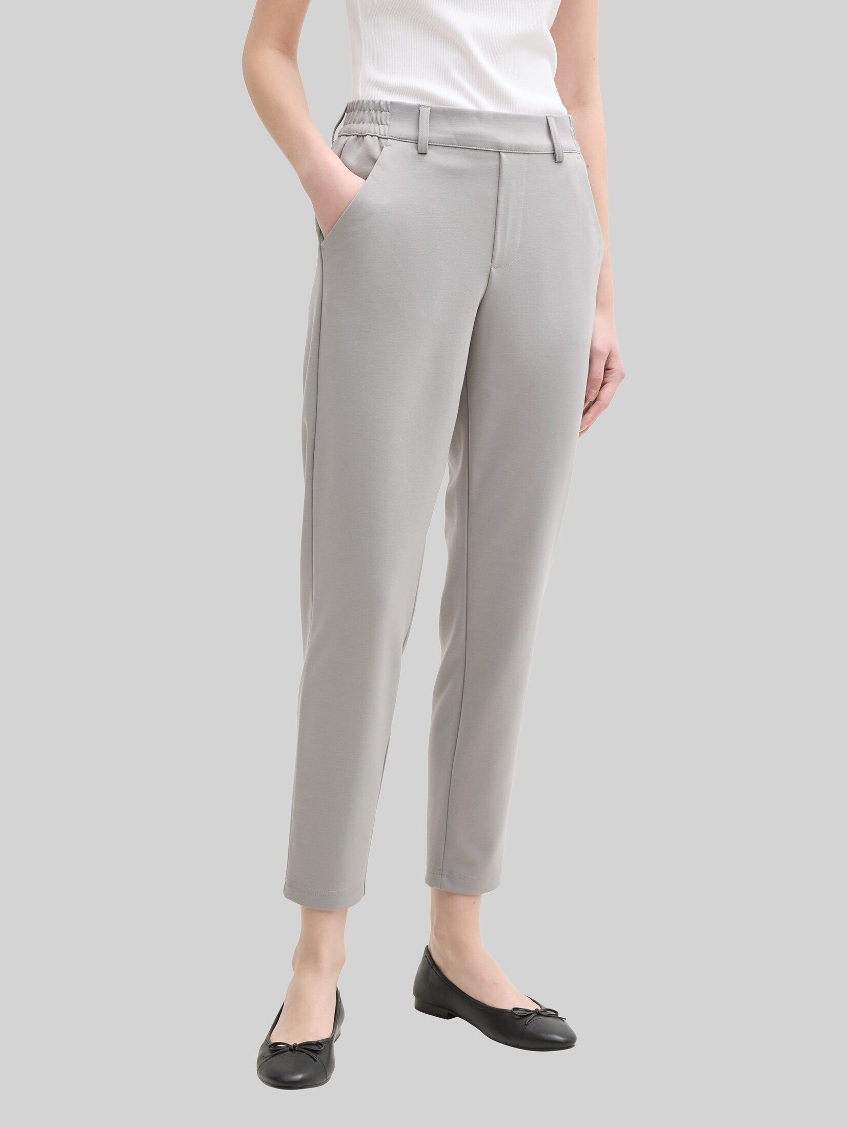 TOM TAILOR Denim Sweathose Hosen & Chino Relaxed Fit Hose mit elastischem Bund