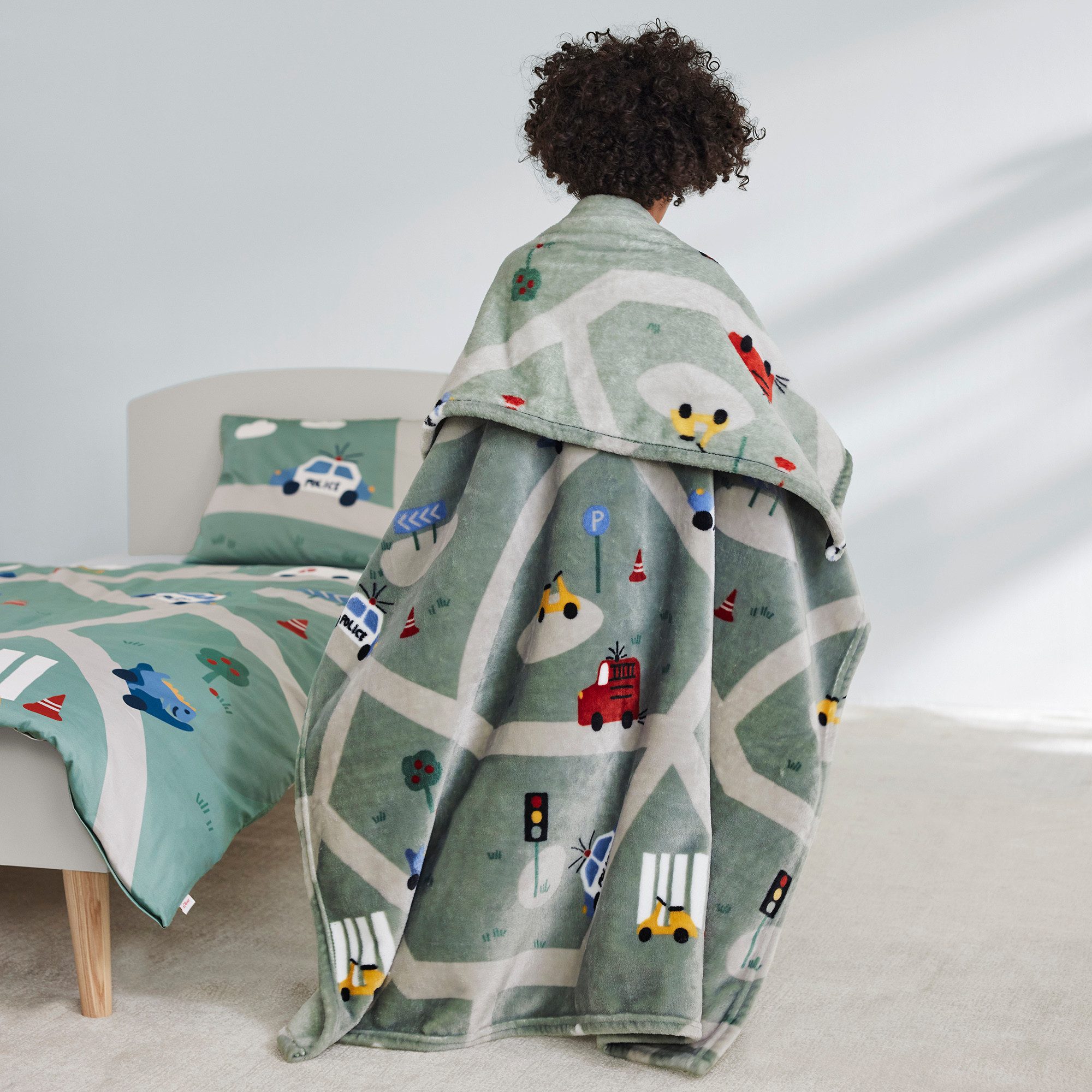 Kinderdecke Flanellfleecedecke s.Oliver Junior Straßen, s.Oliver, Straßenve günstig online kaufen